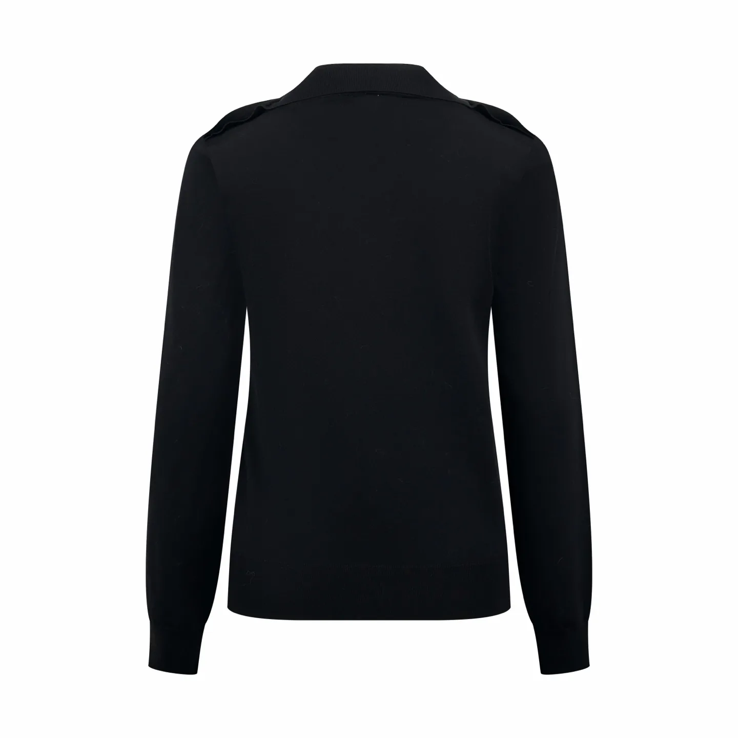 Anagram Embroidered Merino Wool-Blend Sweater D26522704 — view 2