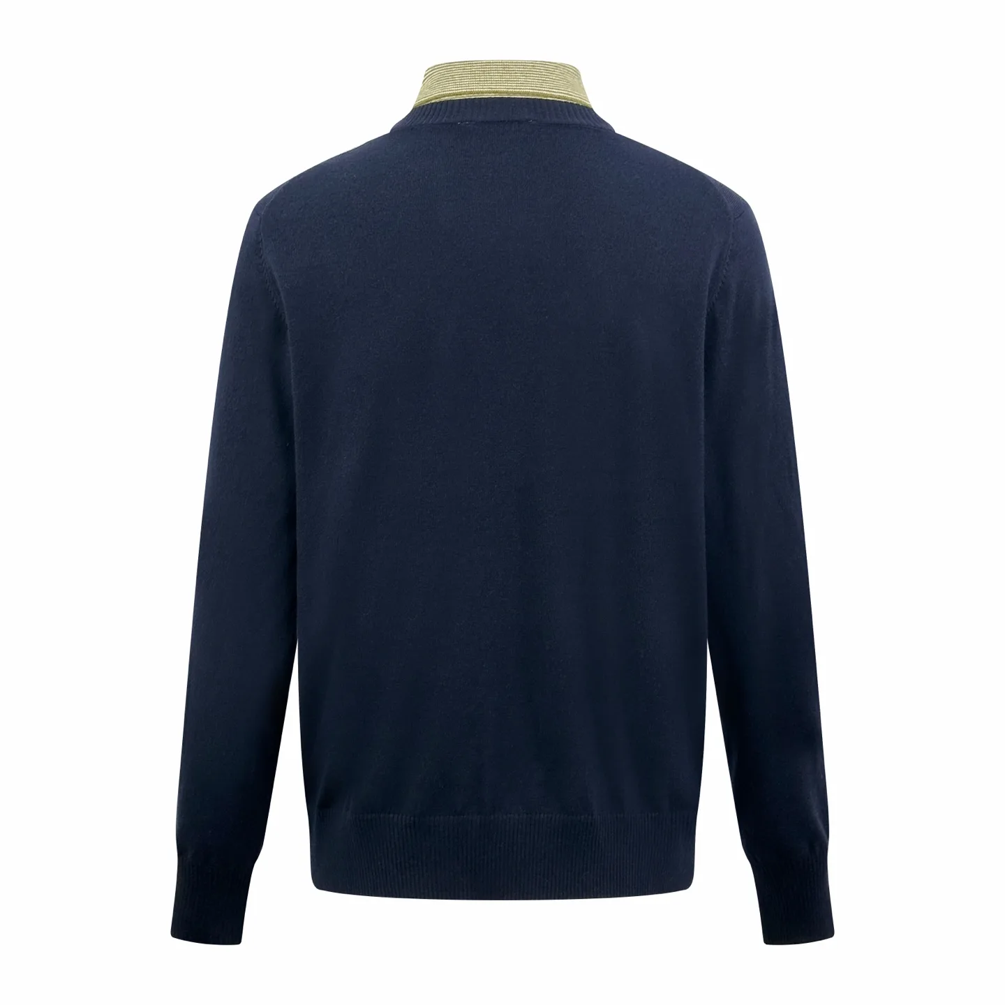 Layered-Effect Cashmere-Wool Blend V-Neck Sweater D26522700 — view 2