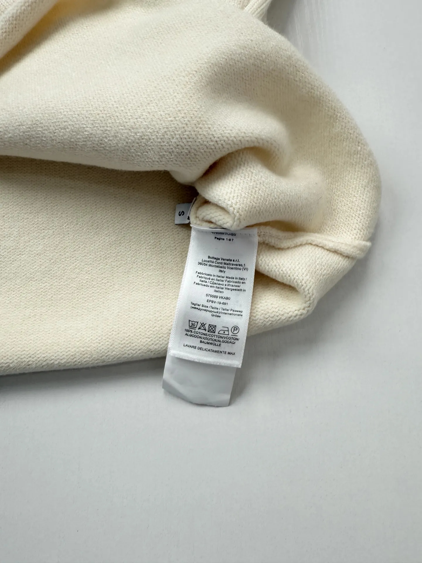 Raglan Sleeve Ribbed Knit Sweater D26524749 — view 5