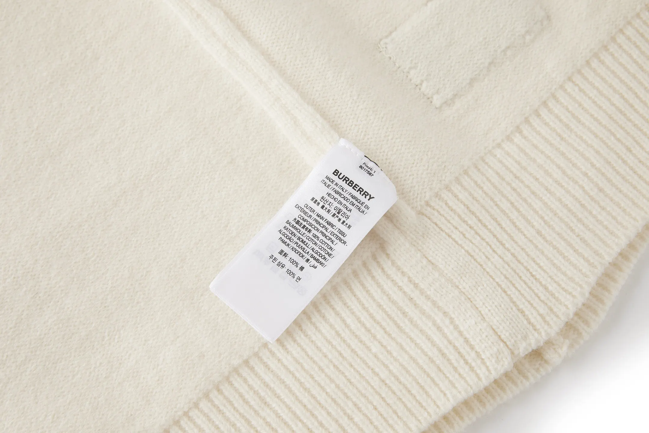 EKD Intarsia Cashmere-Blend Knit Cardigan D26524769 — view 8