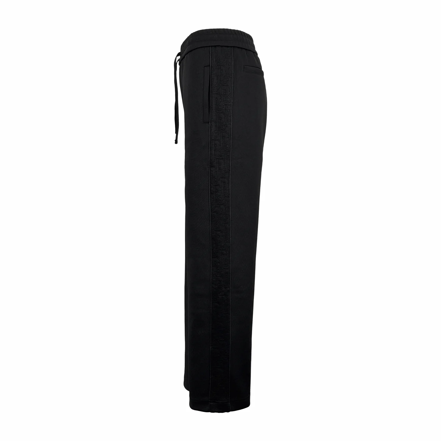 Oblique Inset Wide-Leg Knit Trousers D26523189 — view 2