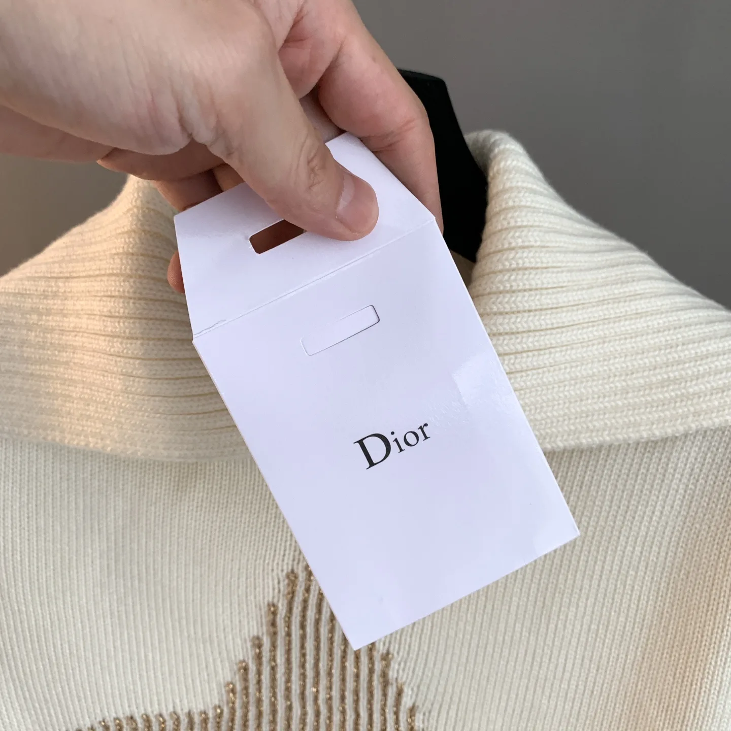 Dior Alps Star Jacquard Wool-Cashmere Sweater D26524071 — view 5