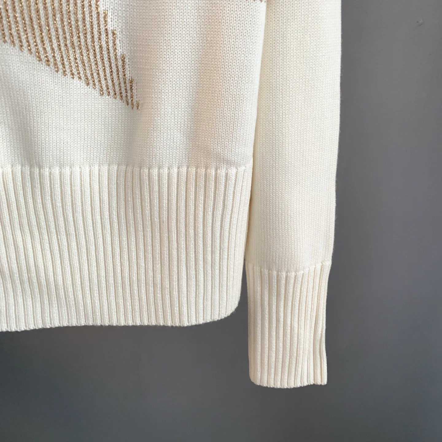 Dior Alps Star Jacquard Wool-Cashmere Sweater D26524071 — view 8