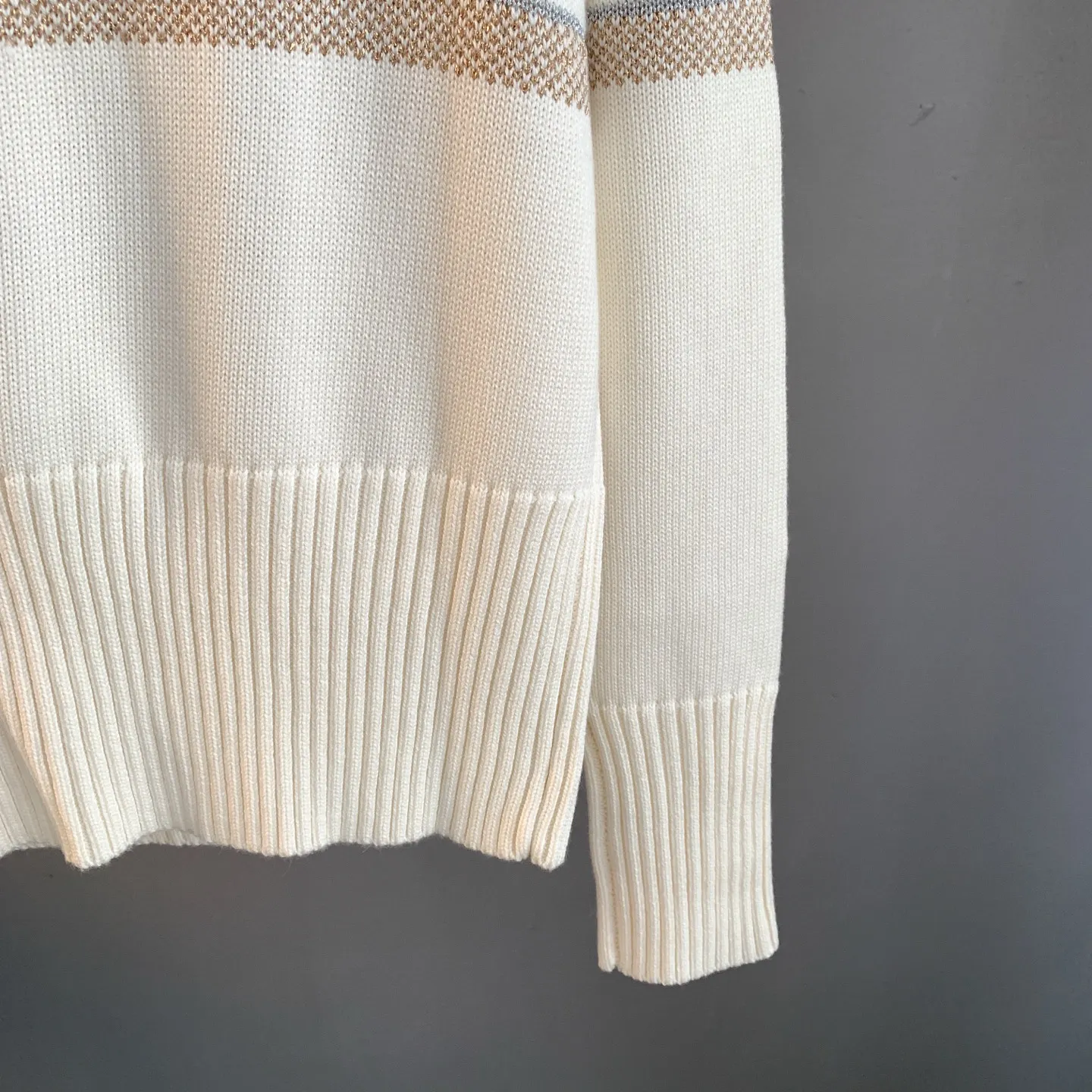 Dior Alps Star Jacquard Wool-Cashmere Sweater D26524071 — view 9