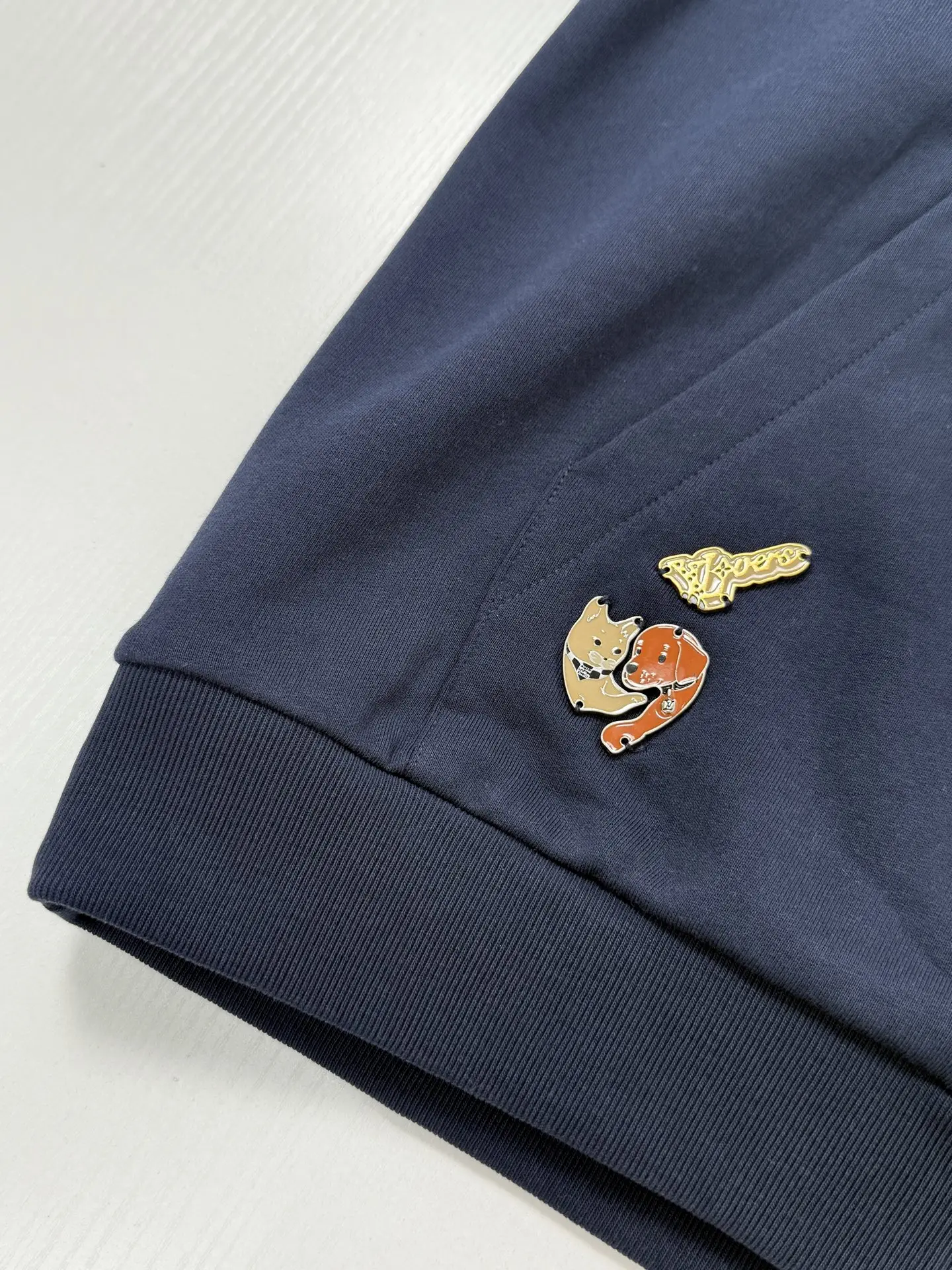 Badge-Embellished Zip-Up Hoodie D26821241 — view 5