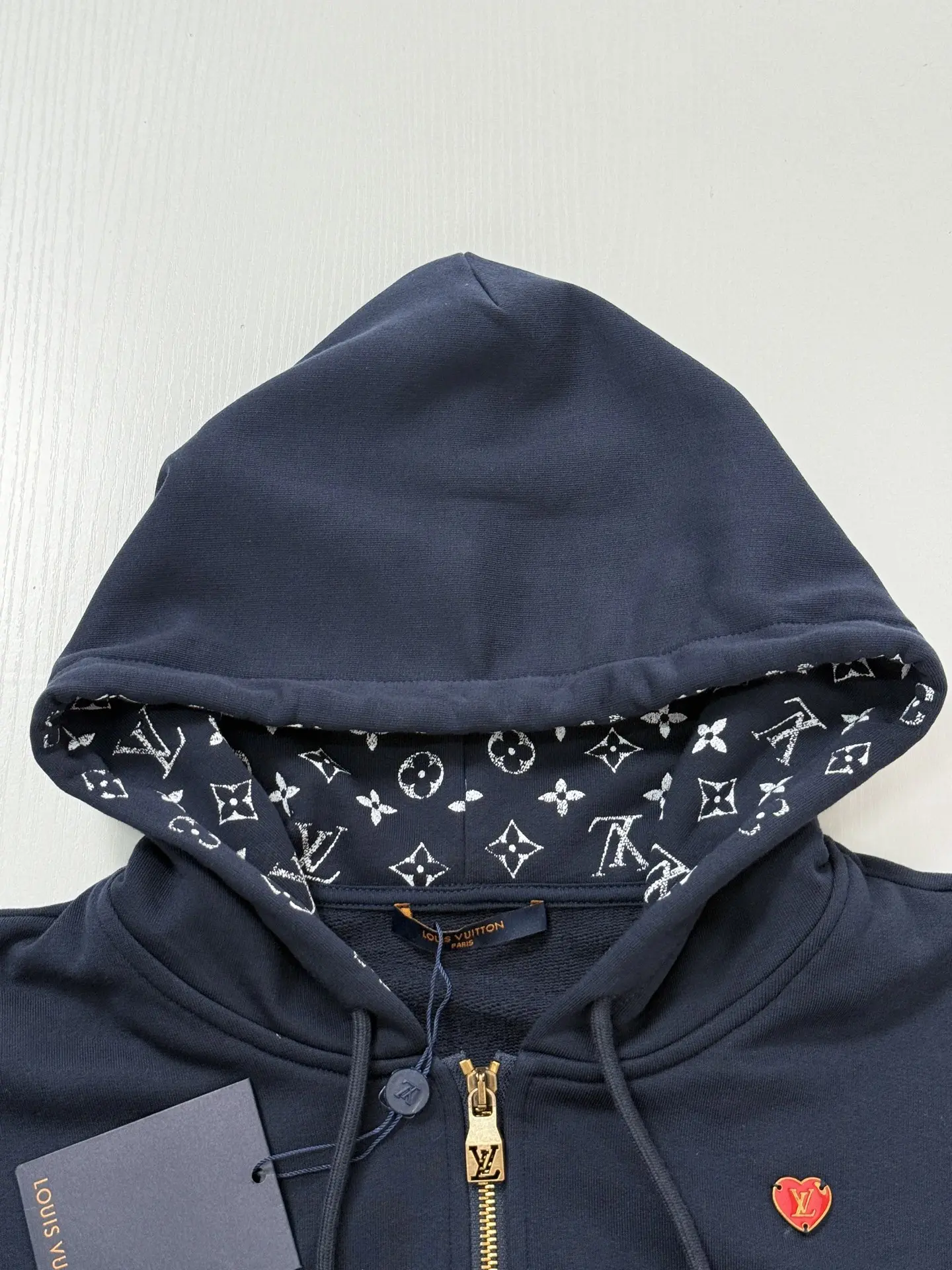 Badge-Embellished Zip-Up Hoodie D26821241 — view 8