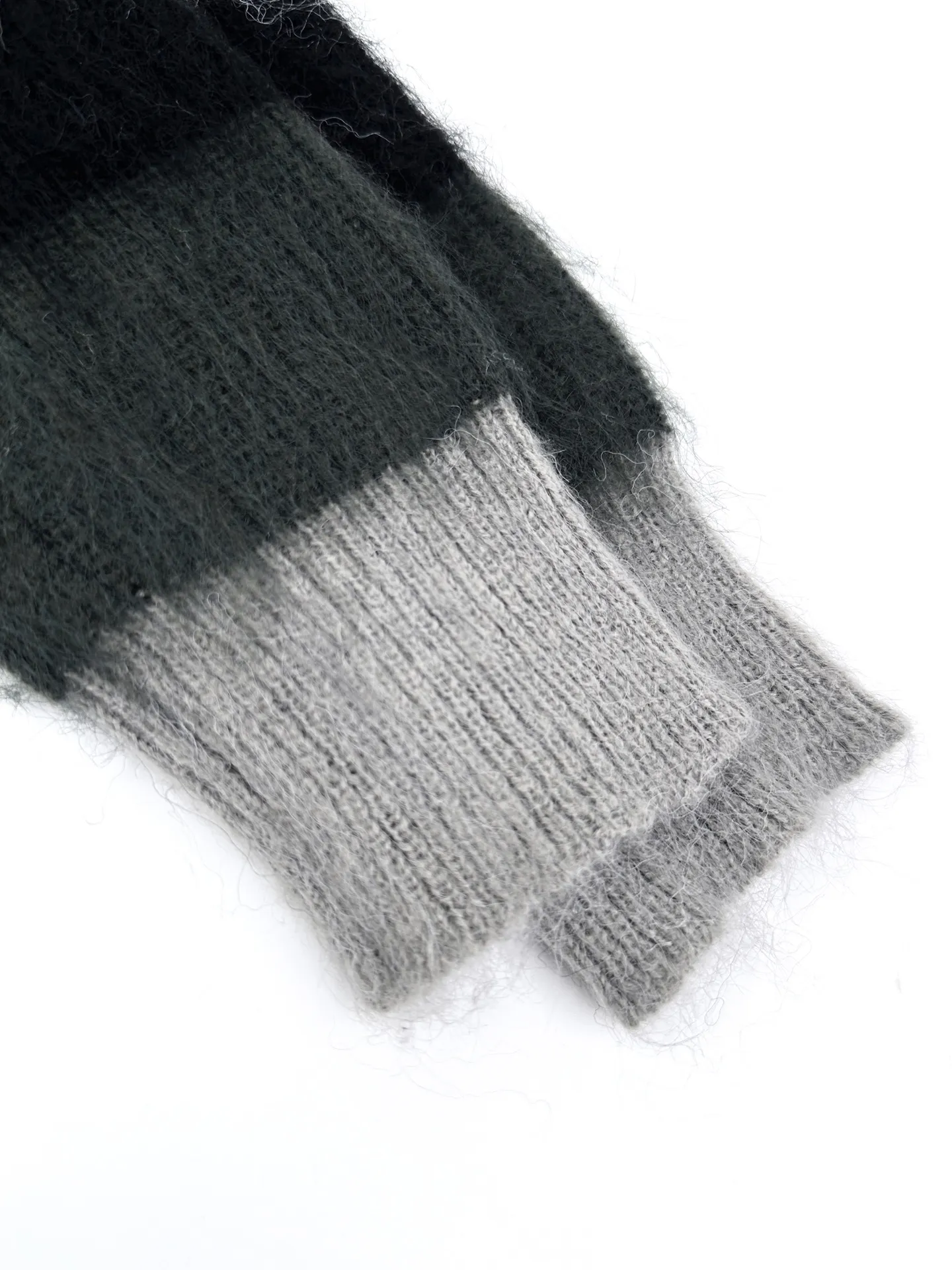Logo Intarsia Striped Mohair-Blend Sweater D27022712 — view 7