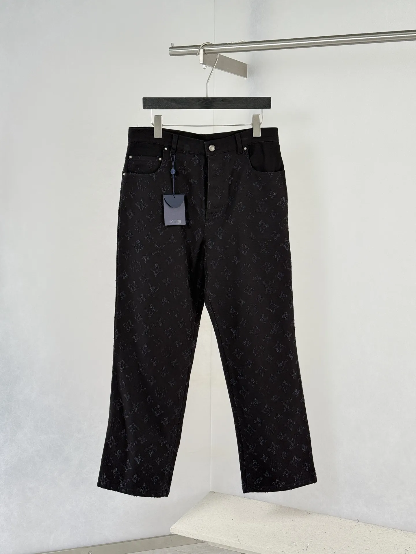 Monogram Jacquard Straight-Leg Jeans D27021243