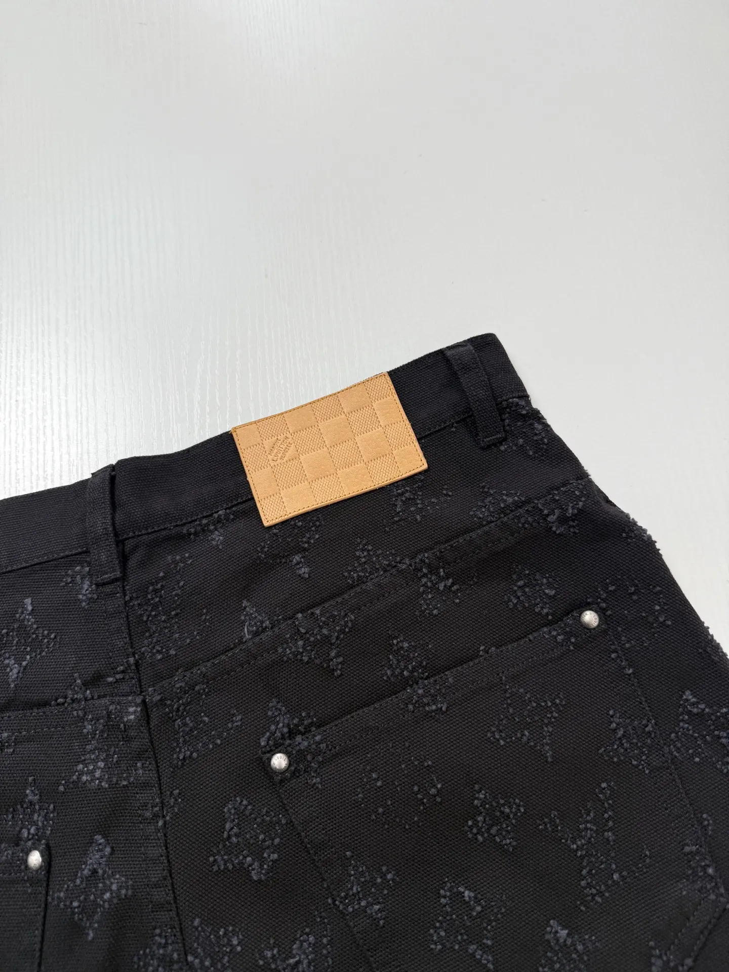 Monogram Jacquard Straight-Leg Jeans D27021243 — view 11