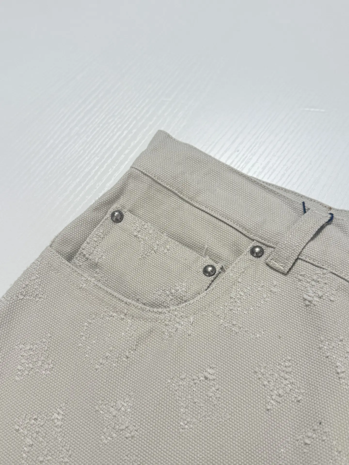 Monogram Jacquard Straight-Leg Jeans D27021242 — view 5