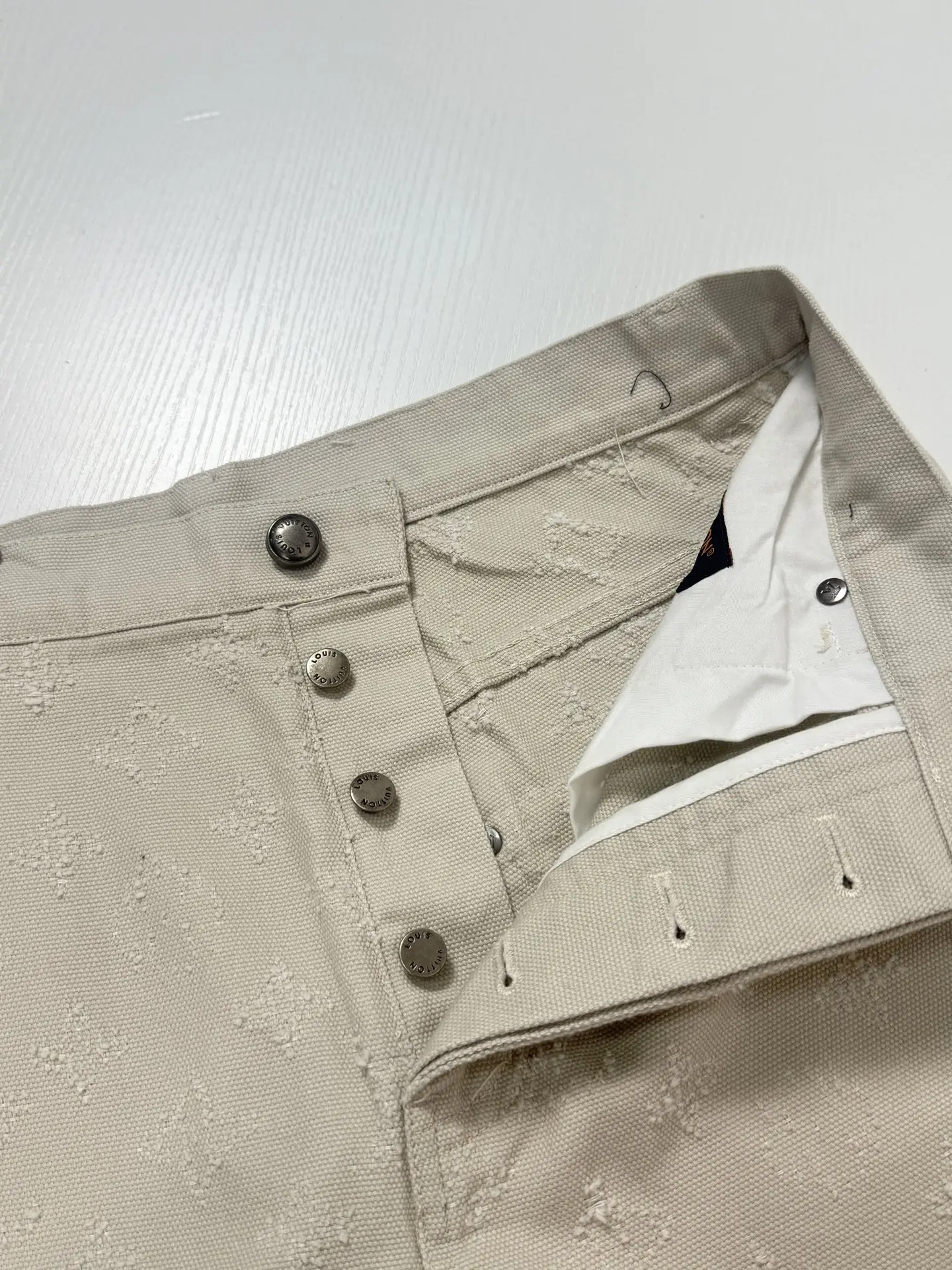 Monogram Jacquard Straight-Leg Jeans D27021242 — view 6