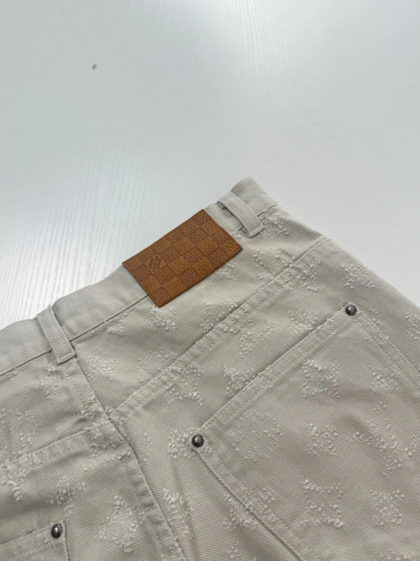 Monogram Jacquard Straight-Leg Jeans D27021242 — view 10