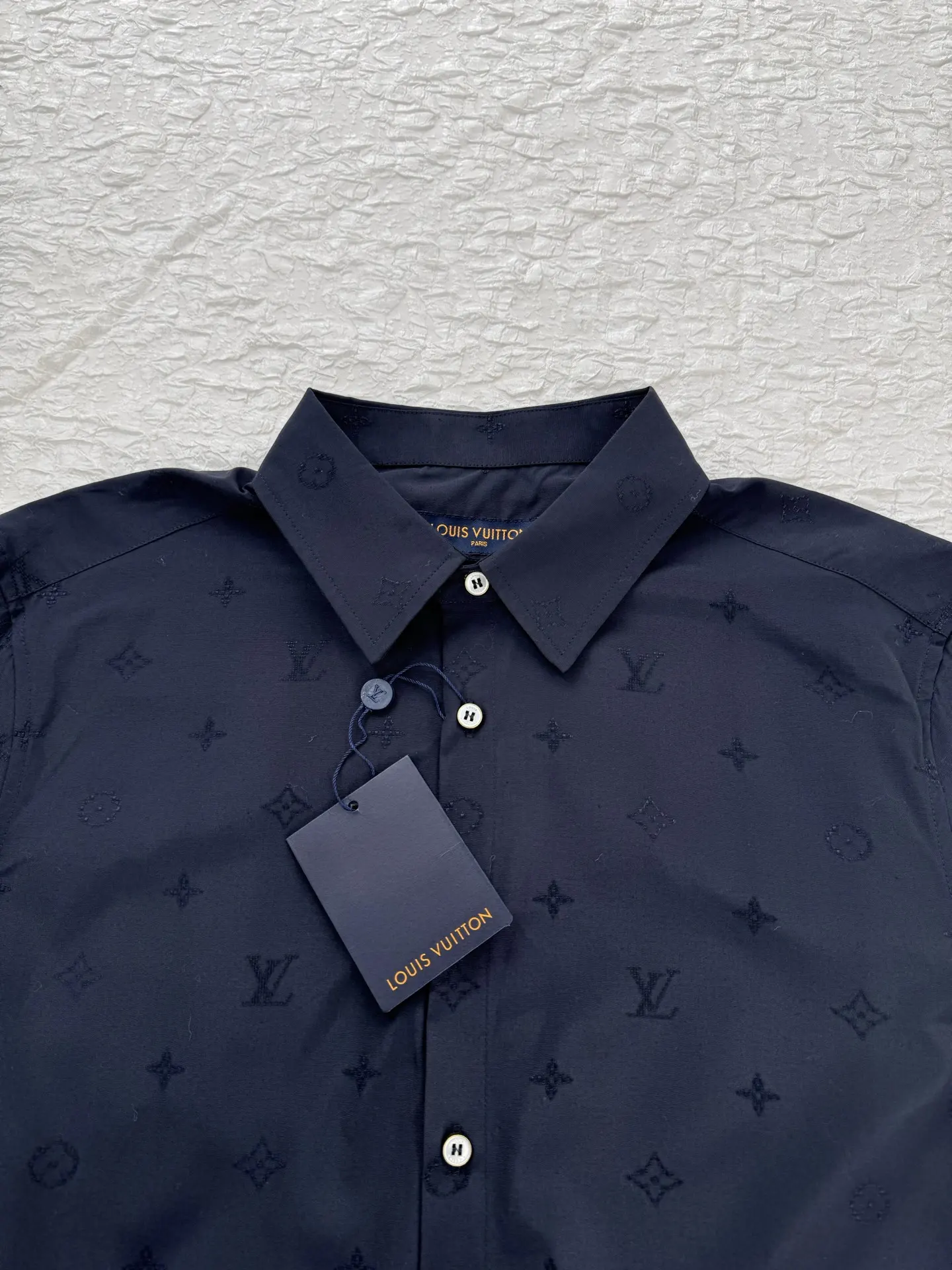 Monogram Embroidered Long-Sleeve Shirt D27021236 — view 4