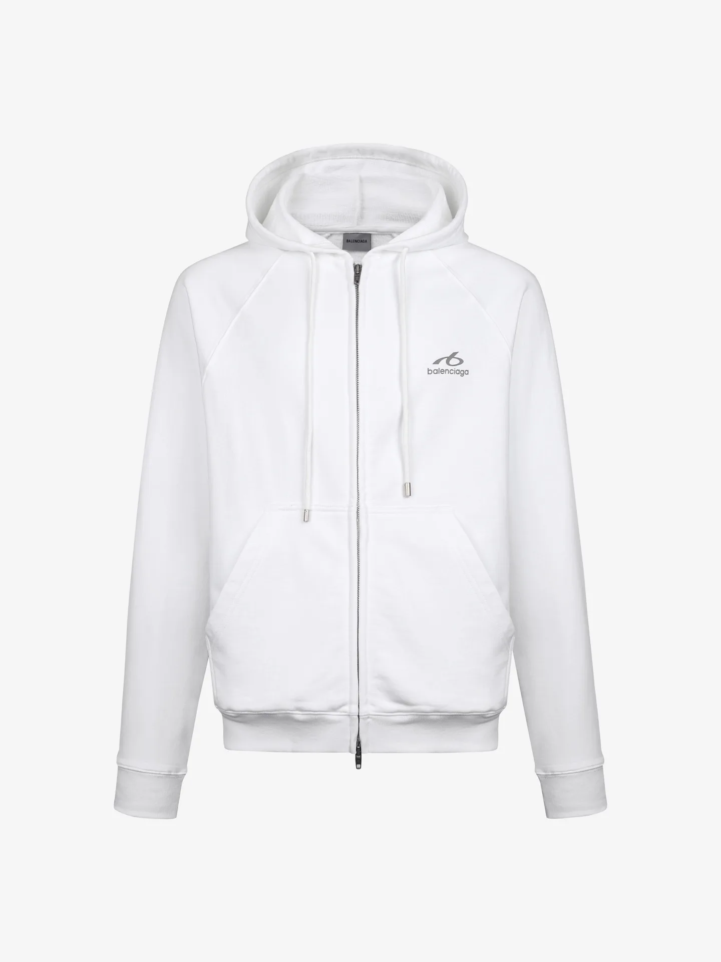 Logo-Print Zip-Up Cotton-Jersey Hoodie D27021222
