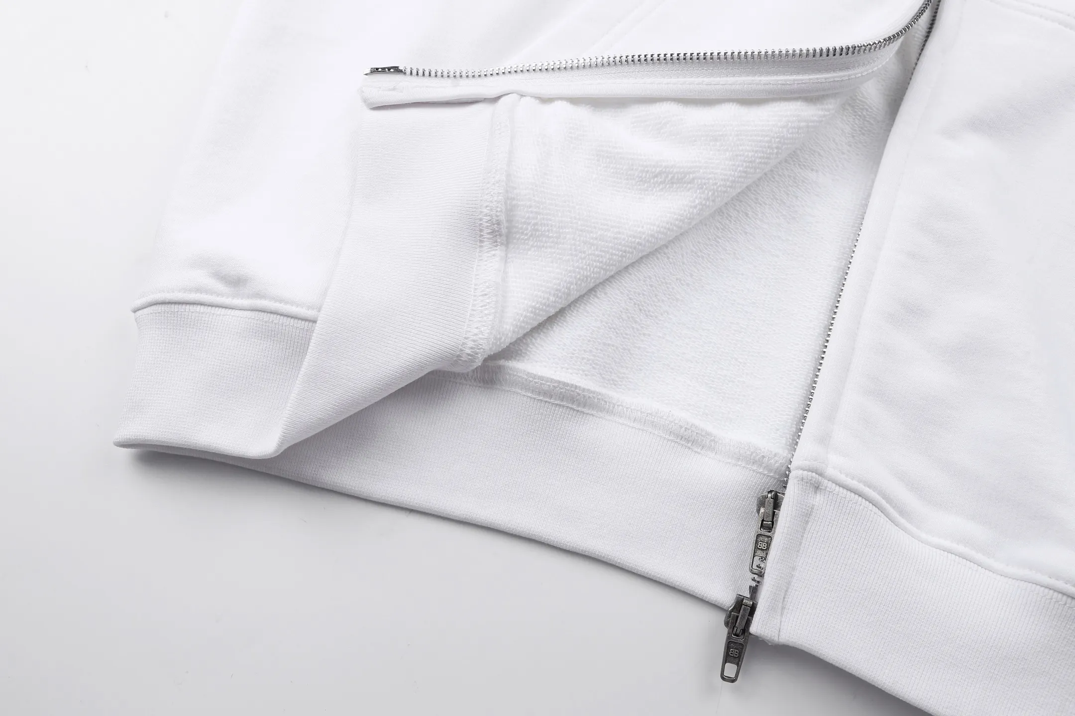 Logo-Print Zip-Up Cotton-Jersey Hoodie D27021222 — view 8
