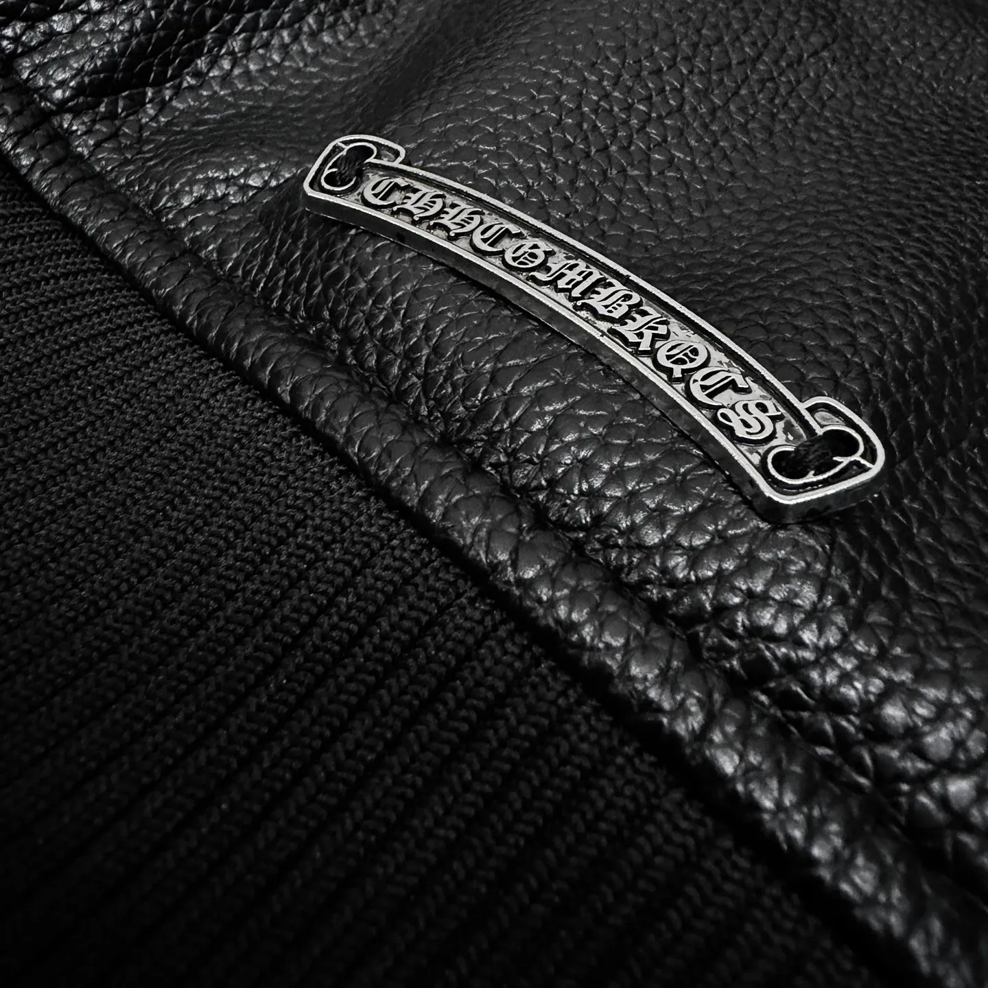 Embroidered Lambskin Leather Bomber Jacket D27022654 — view 9