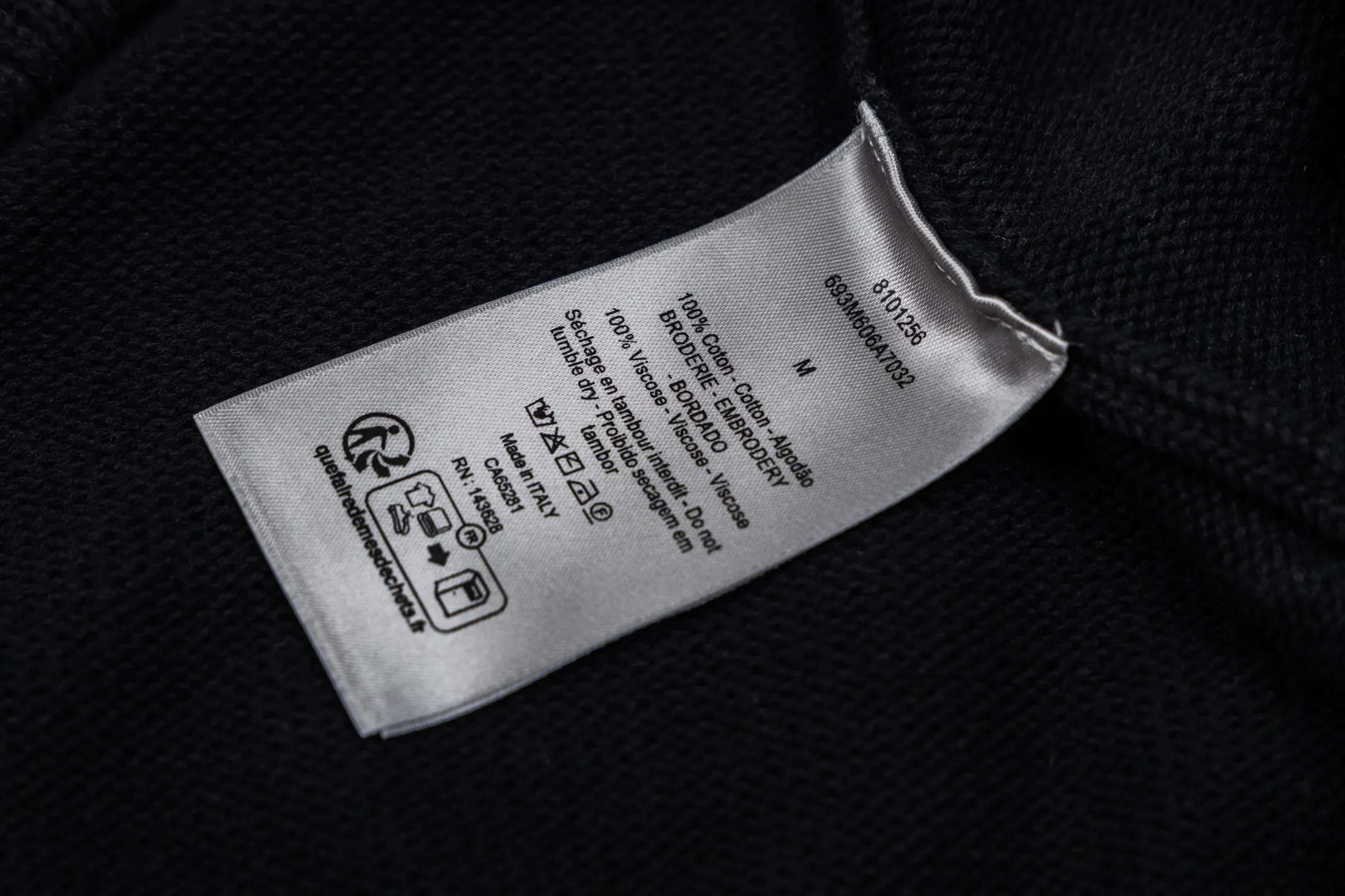 Oblique Jacquard Trim Wool-Blend Sweater D27021118 — view 9