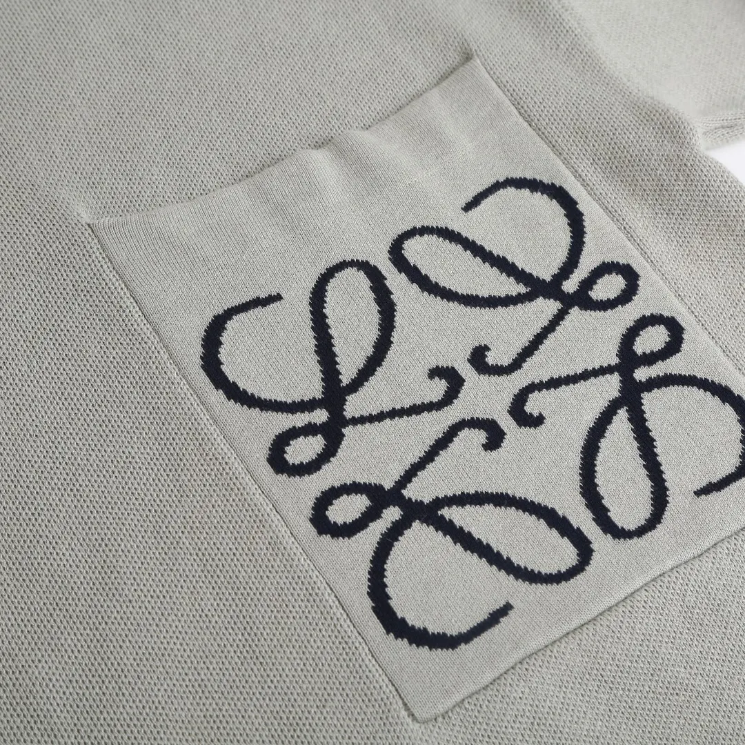 Anagram Jacquard Pocket Oversized Sweater D27021336 — view 5
