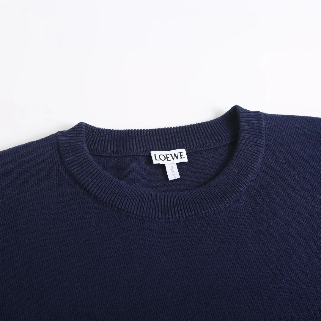Anagram Jacquard Pocket Oversized Sweater D27021335 — view 4
