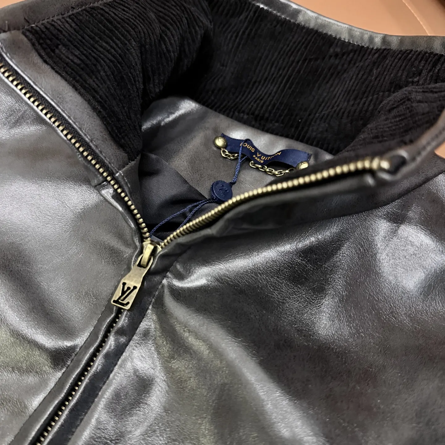 Louis Vuitton Embroidered Lambskin Bomber Jacket D27022657 — view 3