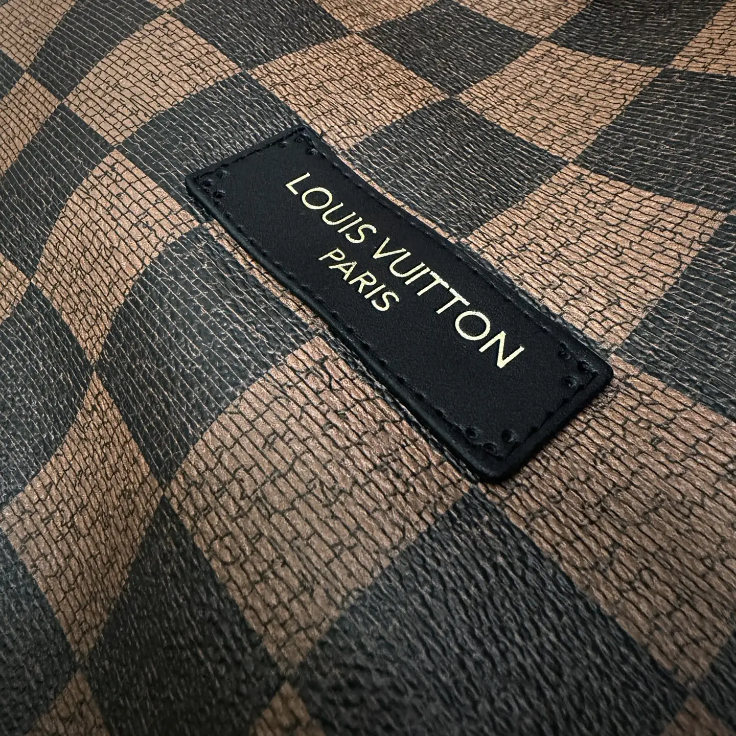 Damier Leather Blouson Bomber Jacket D27022656 — view 3