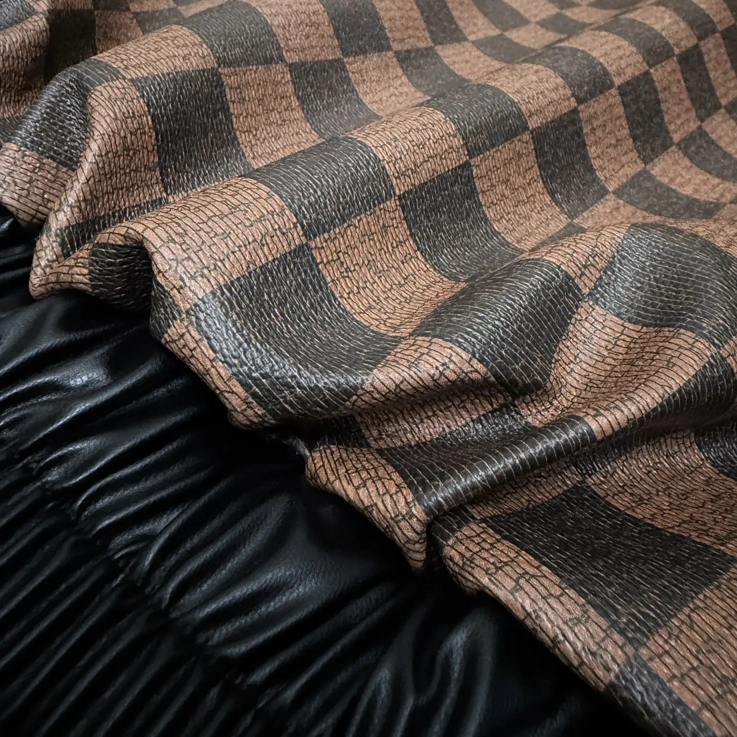 Damier Leather Blouson Bomber Jacket D27022656 — view 7