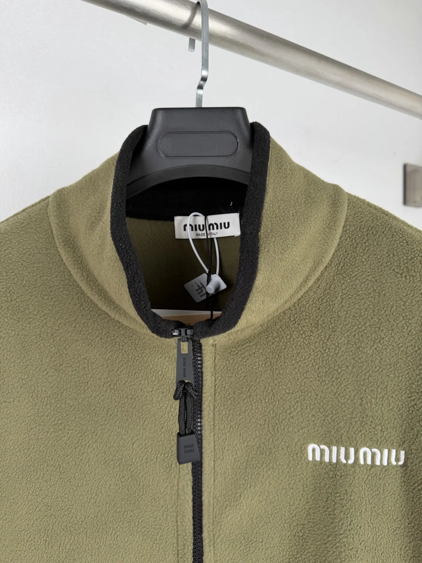 Embroidered Fleece Zip-Up Jacket D27021312 — view 5