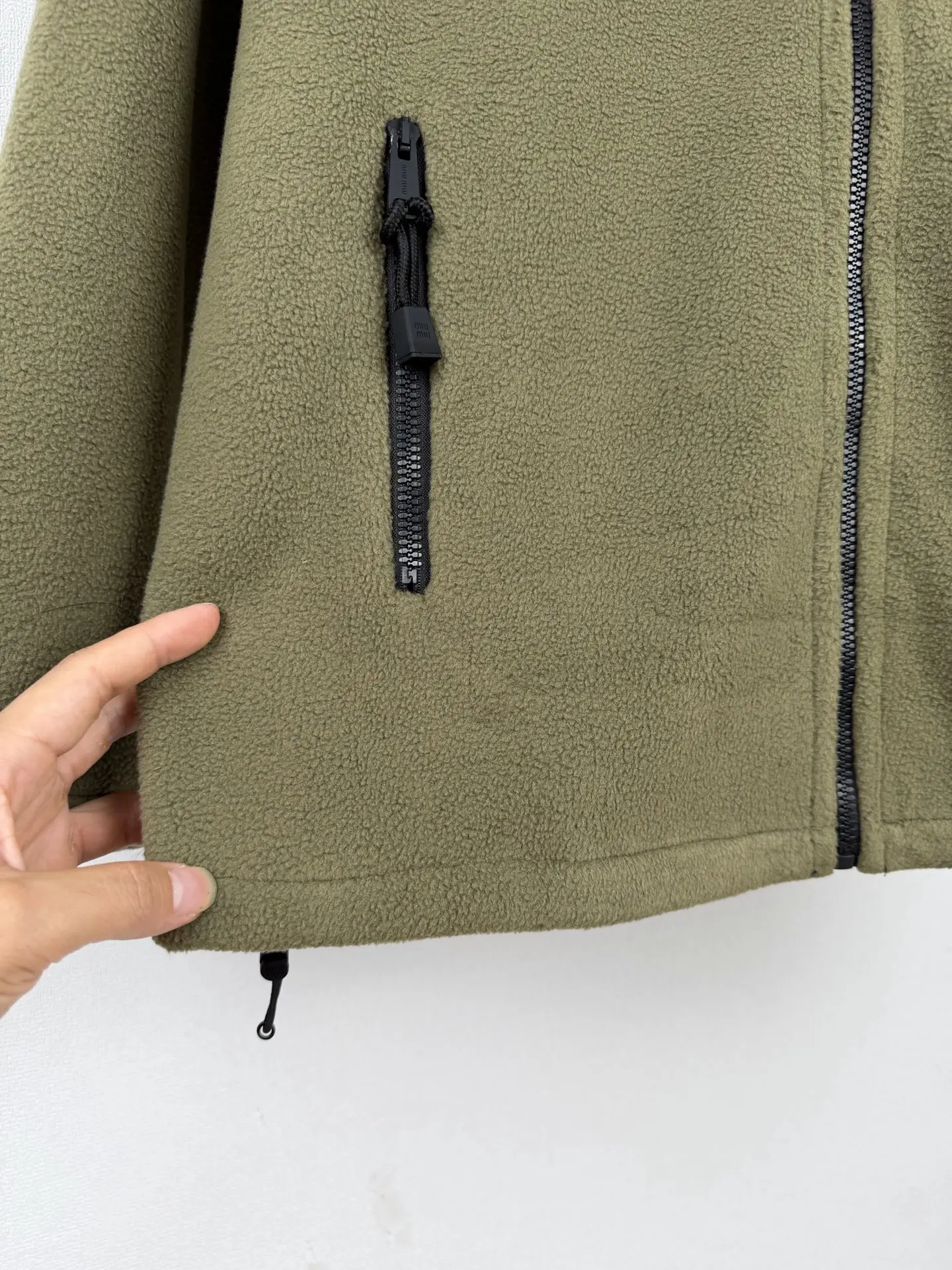 Embroidered Fleece Zip-Up Jacket D27021312 — view 9