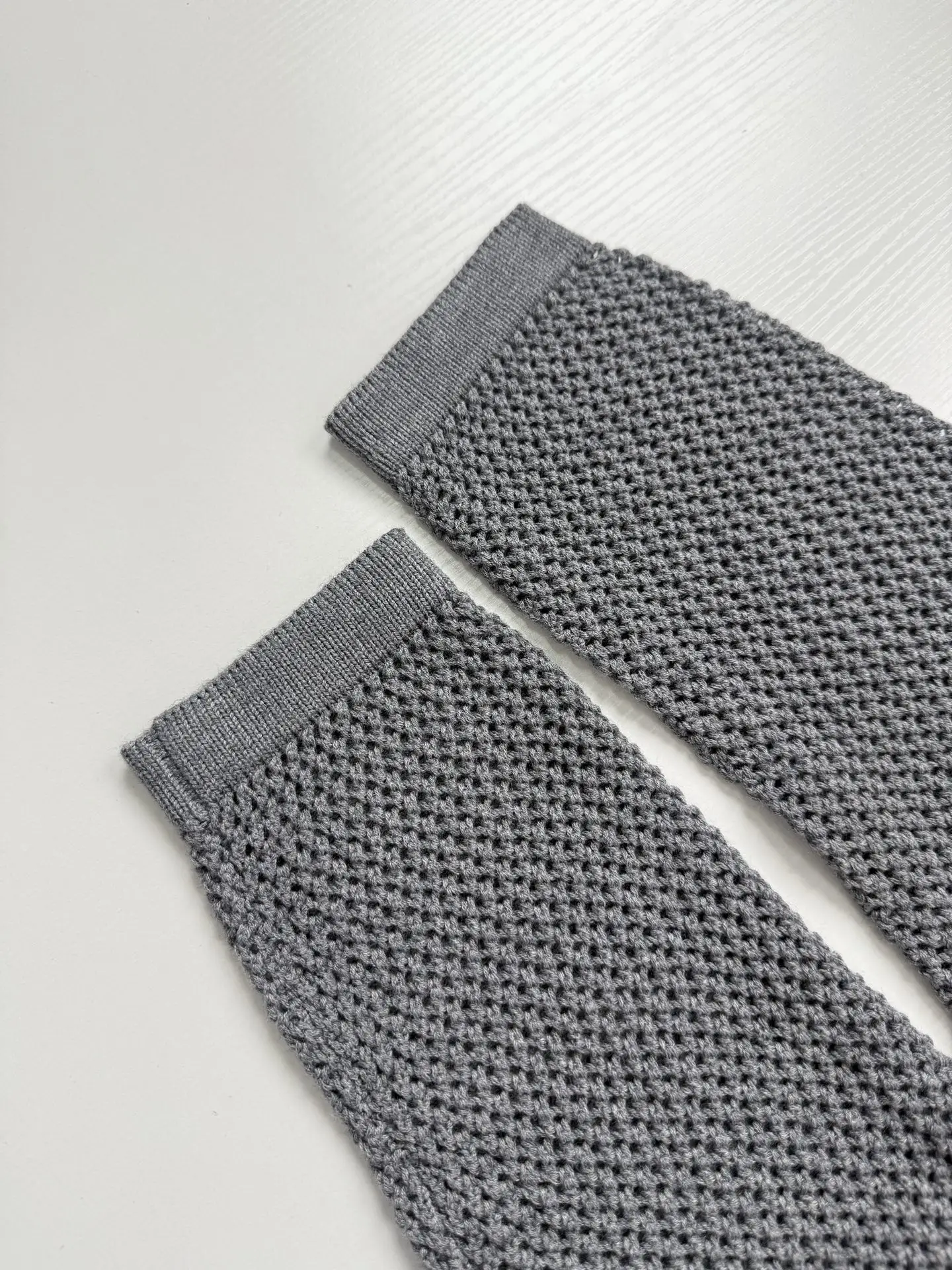 Open-Knit Mesh Polo Cardigan D27024740 — view 11