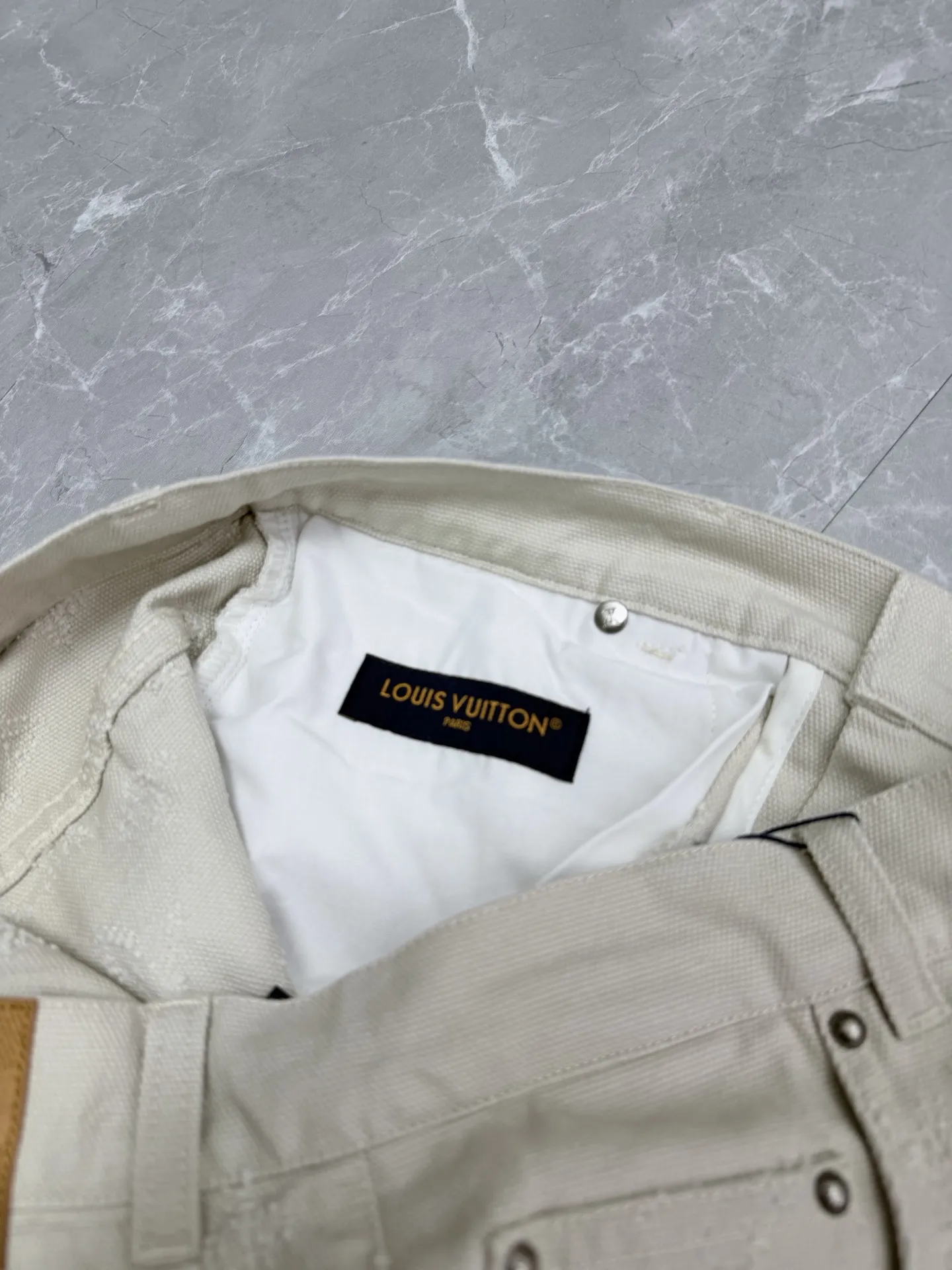 Monogram Needle-Punch Straight-Leg Jeans D27023333 — view 6