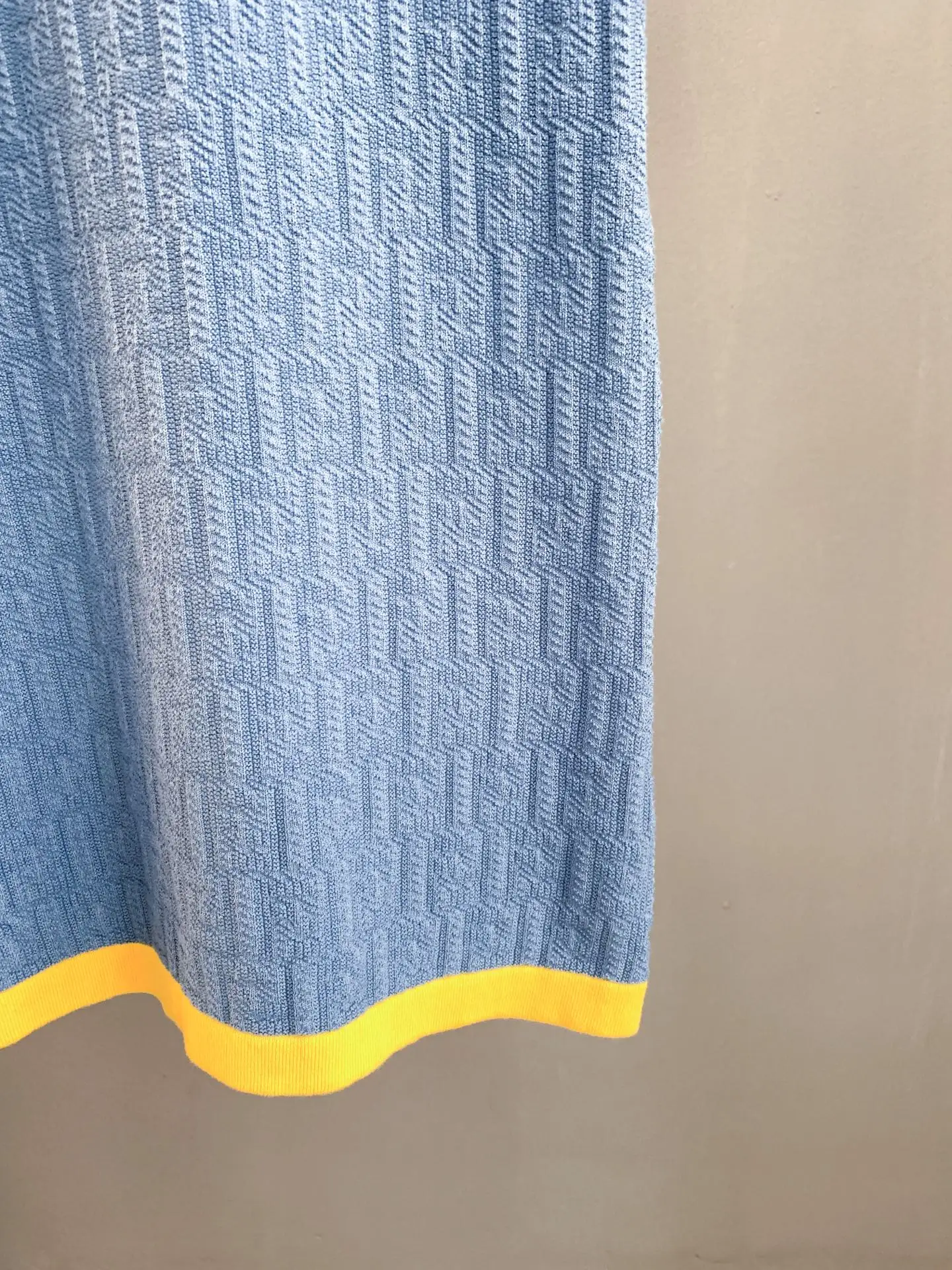 FF Monogram Jacquard Knit Polo Dress D27024062 — view 10