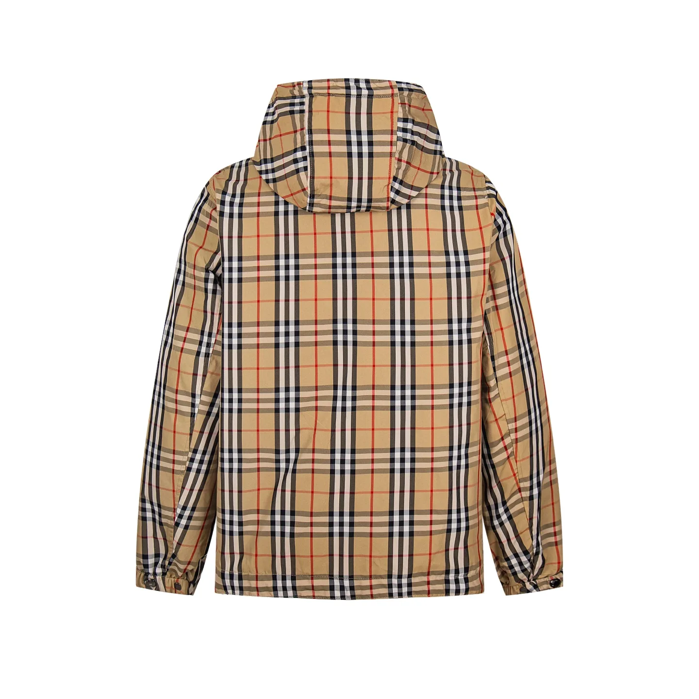 Reversible Check Hooded Jacket D27523495 — view 2