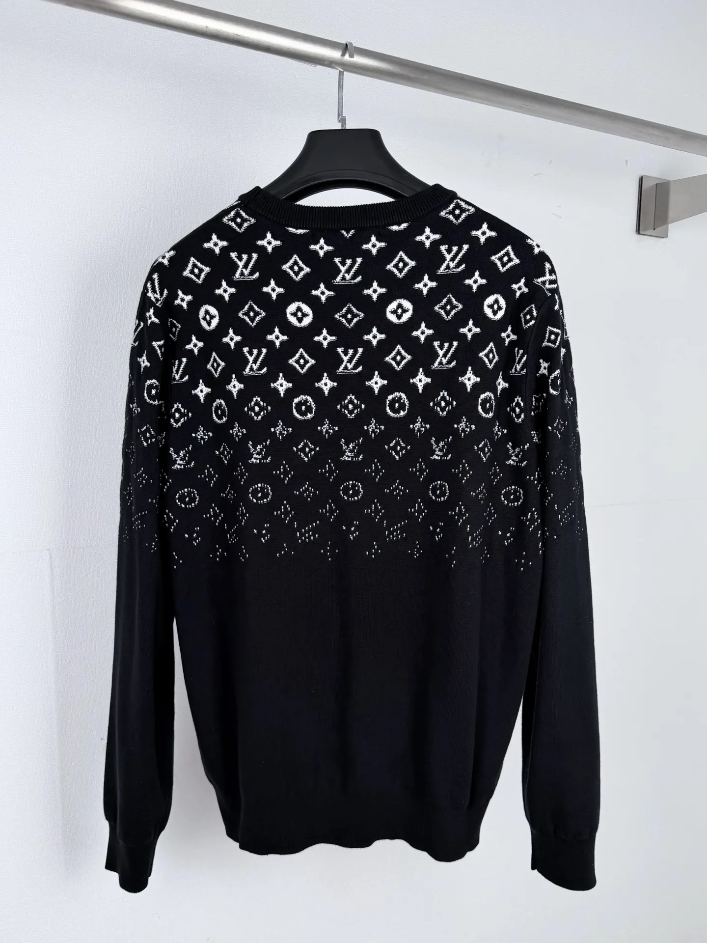 Monogram Gradient Cotton Crew-Neck Sweater D27521315 — view 3