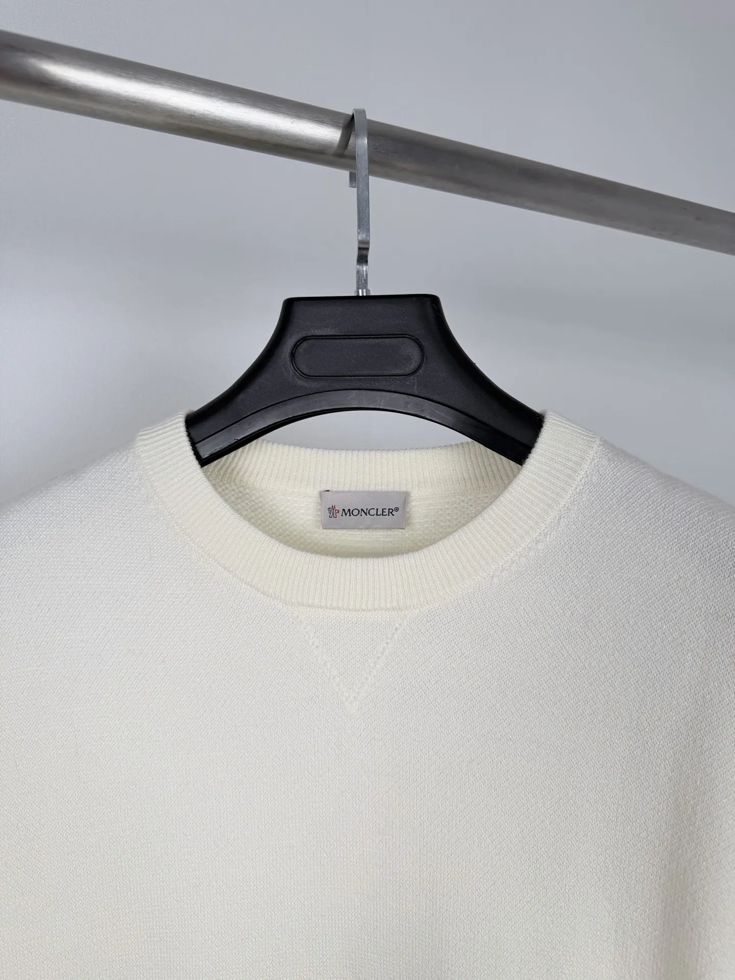 Moncler Pocket-Detail Wool-Blend Sweater D27521322 — view 5