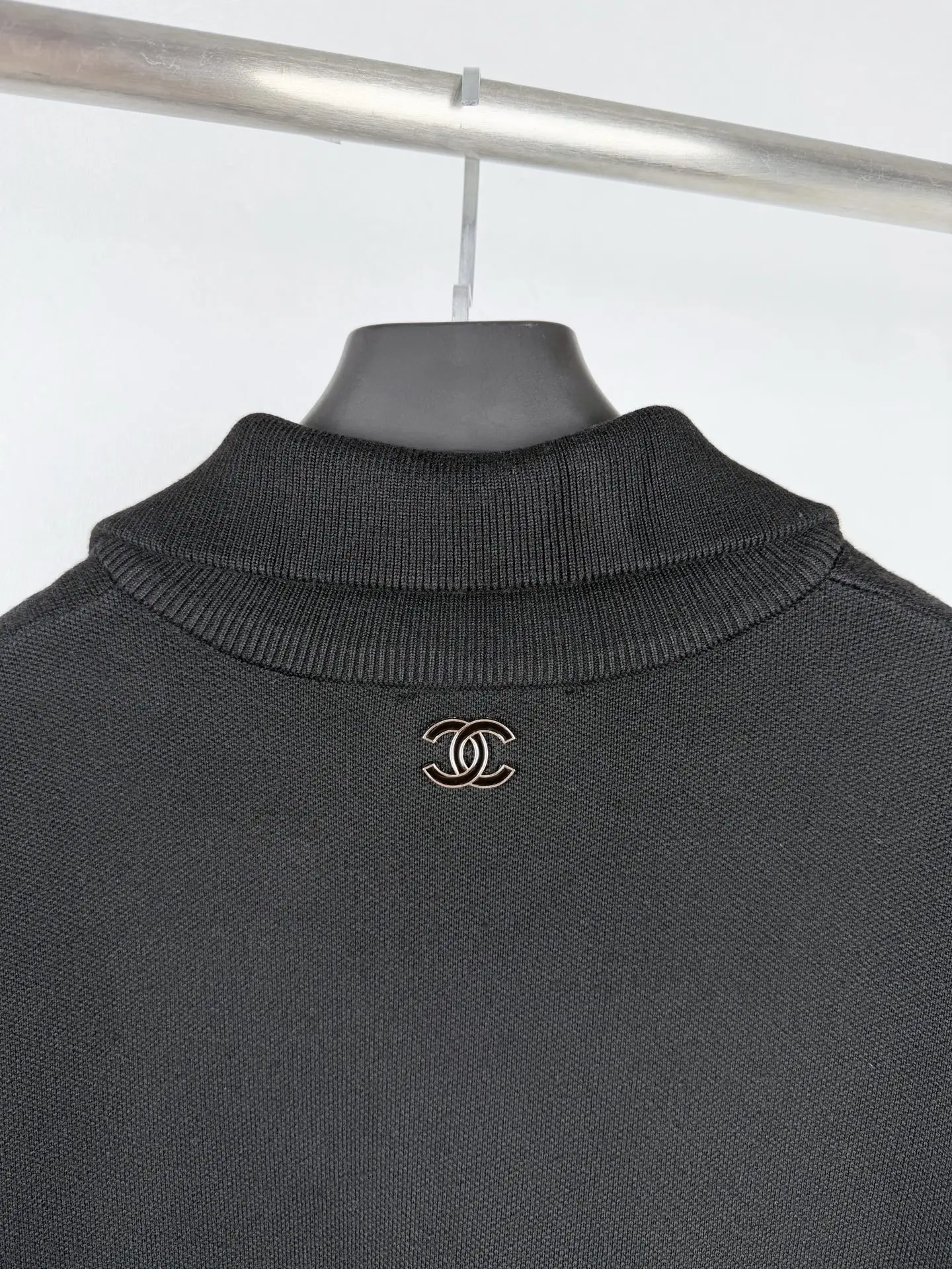 Logo-Embellished Half-Zip Wool and Silk Sweater D28022862 — view 12