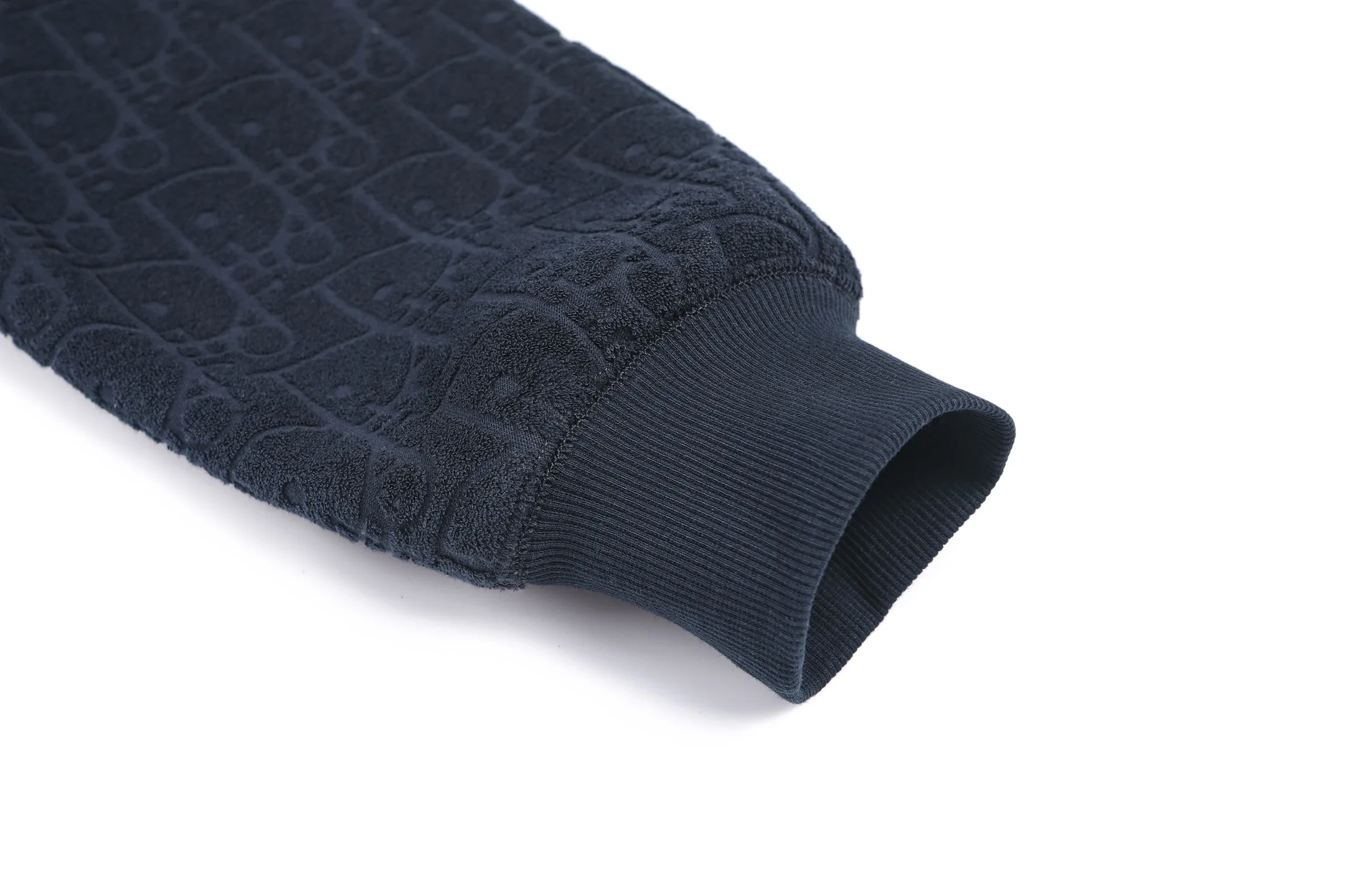 Oblique Jacquard Cotton-Terry Hoodie D28023224 — view 10