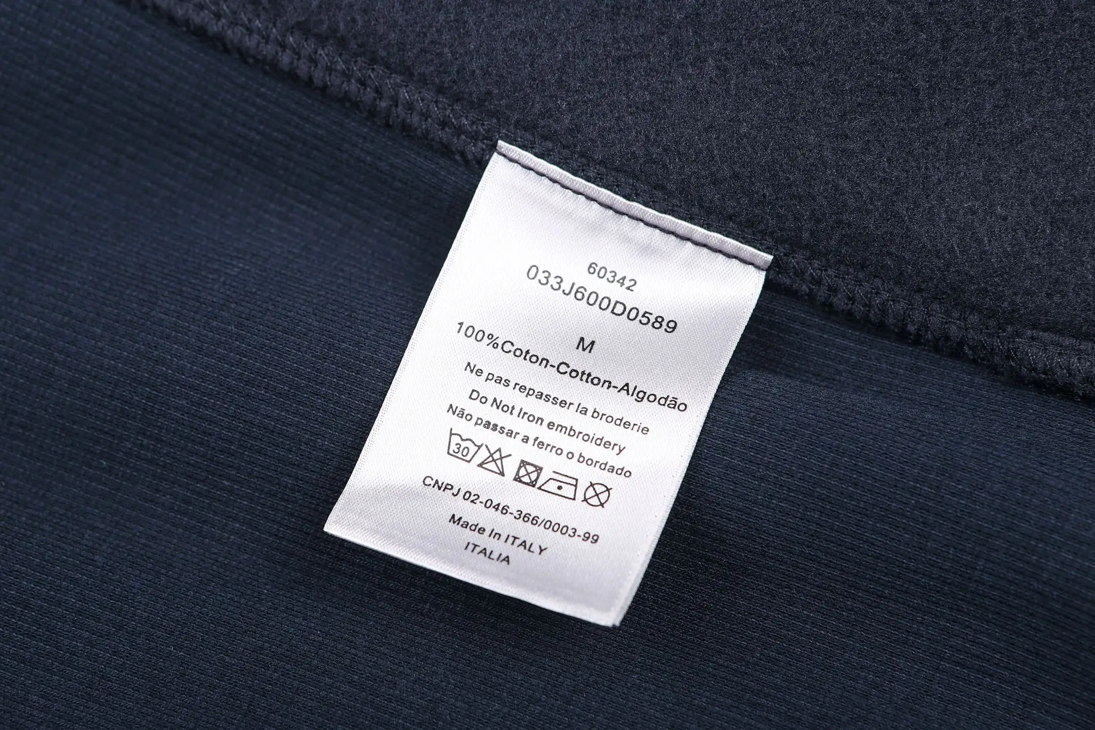 Oblique Jacquard Cotton-Terry Hoodie D28023224 — view 12