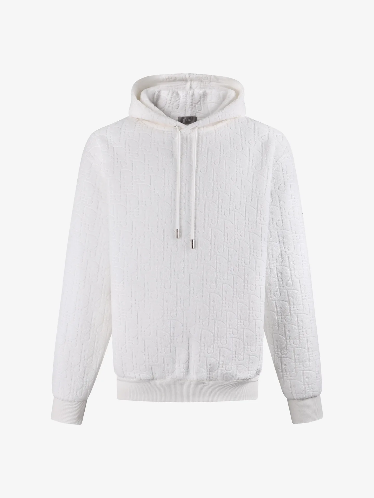 Oblique Jacquard Cotton-Terry Hoodie D28023225