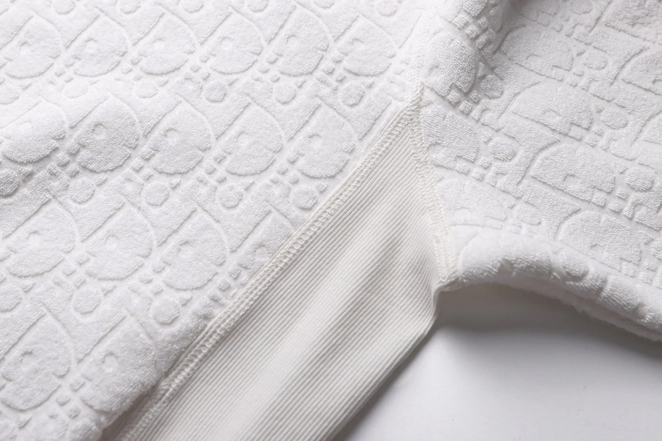Oblique Jacquard Cotton-Terry Hoodie D28023225 — view 8