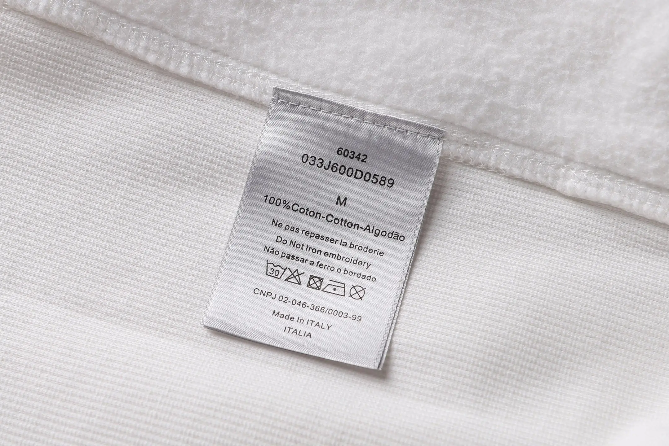 Oblique Jacquard Cotton-Terry Hoodie D28023225 — view 12