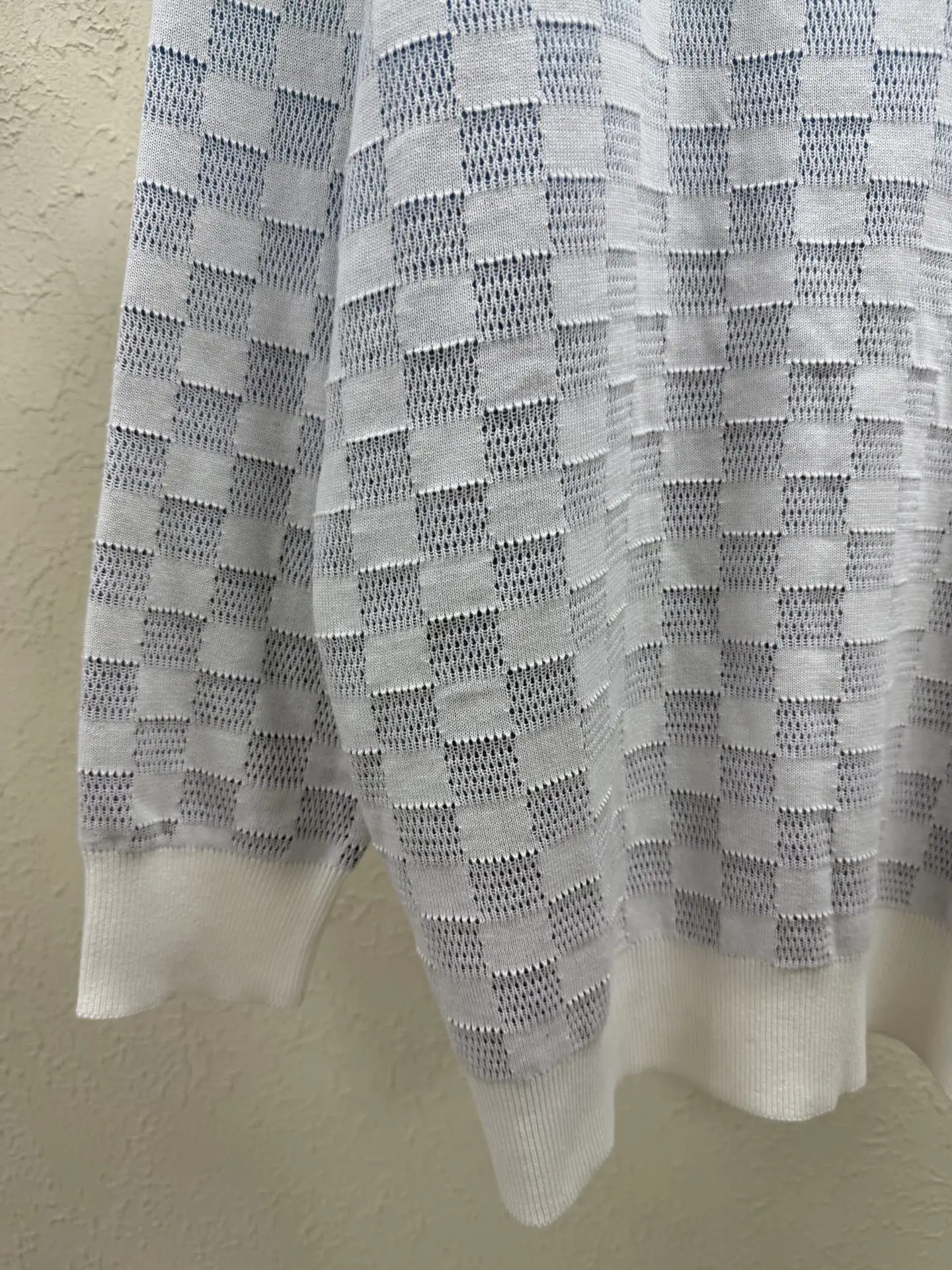 Damier Gradient Crew-Neck Knit Sweater D28023183 — view 5