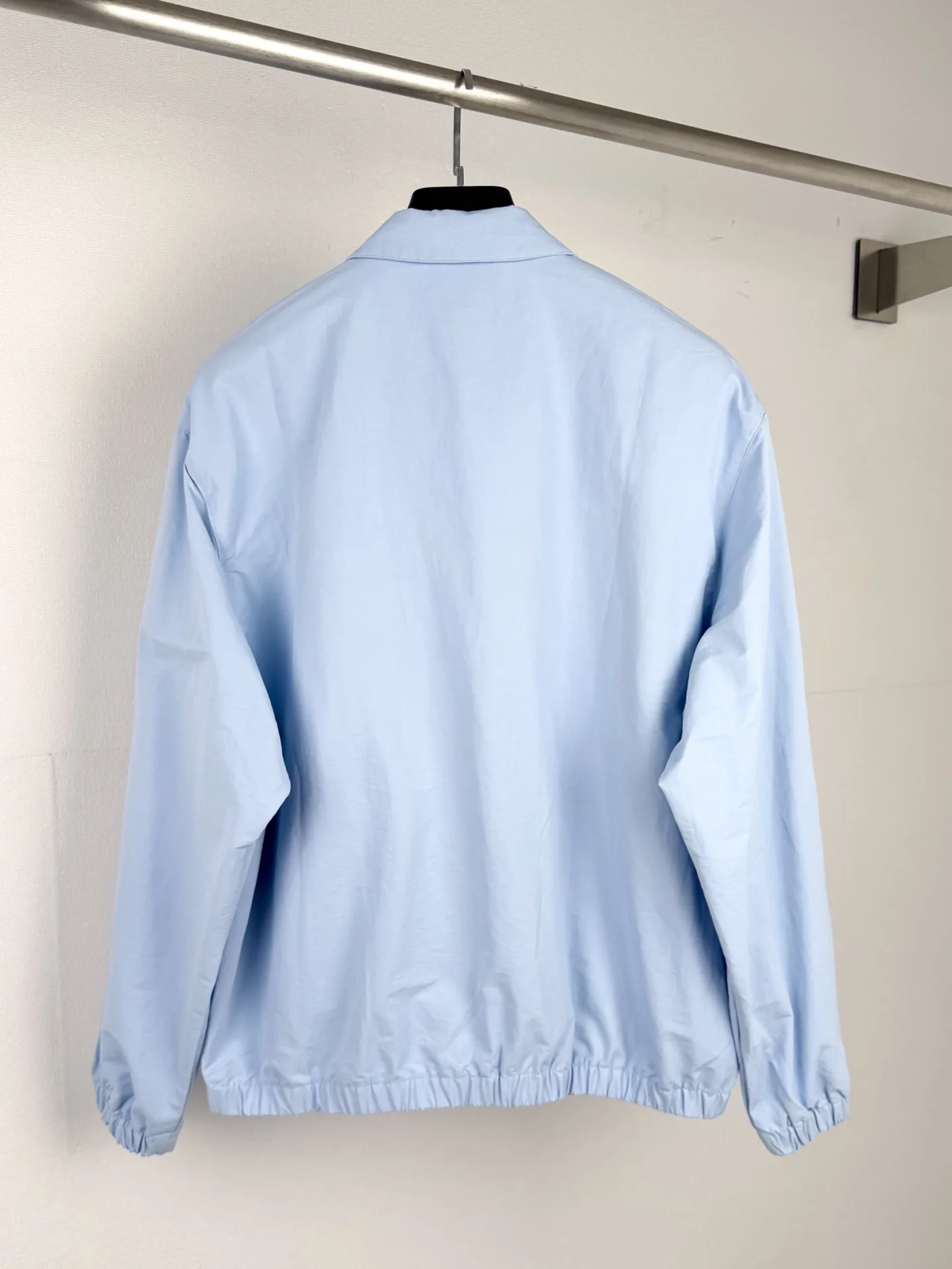 Embroidered Logo Oversized Poplin Blouson Jacket D28021314 — view 3
