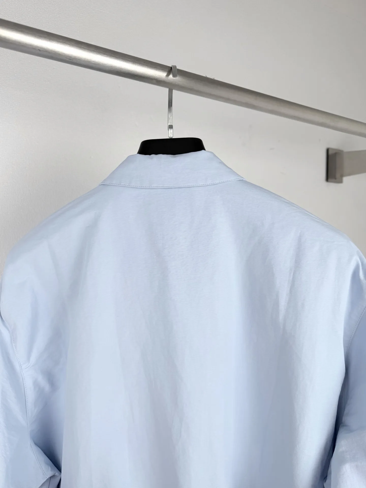 Embroidered Logo Oversized Poplin Blouson Jacket D28021314 — view 4