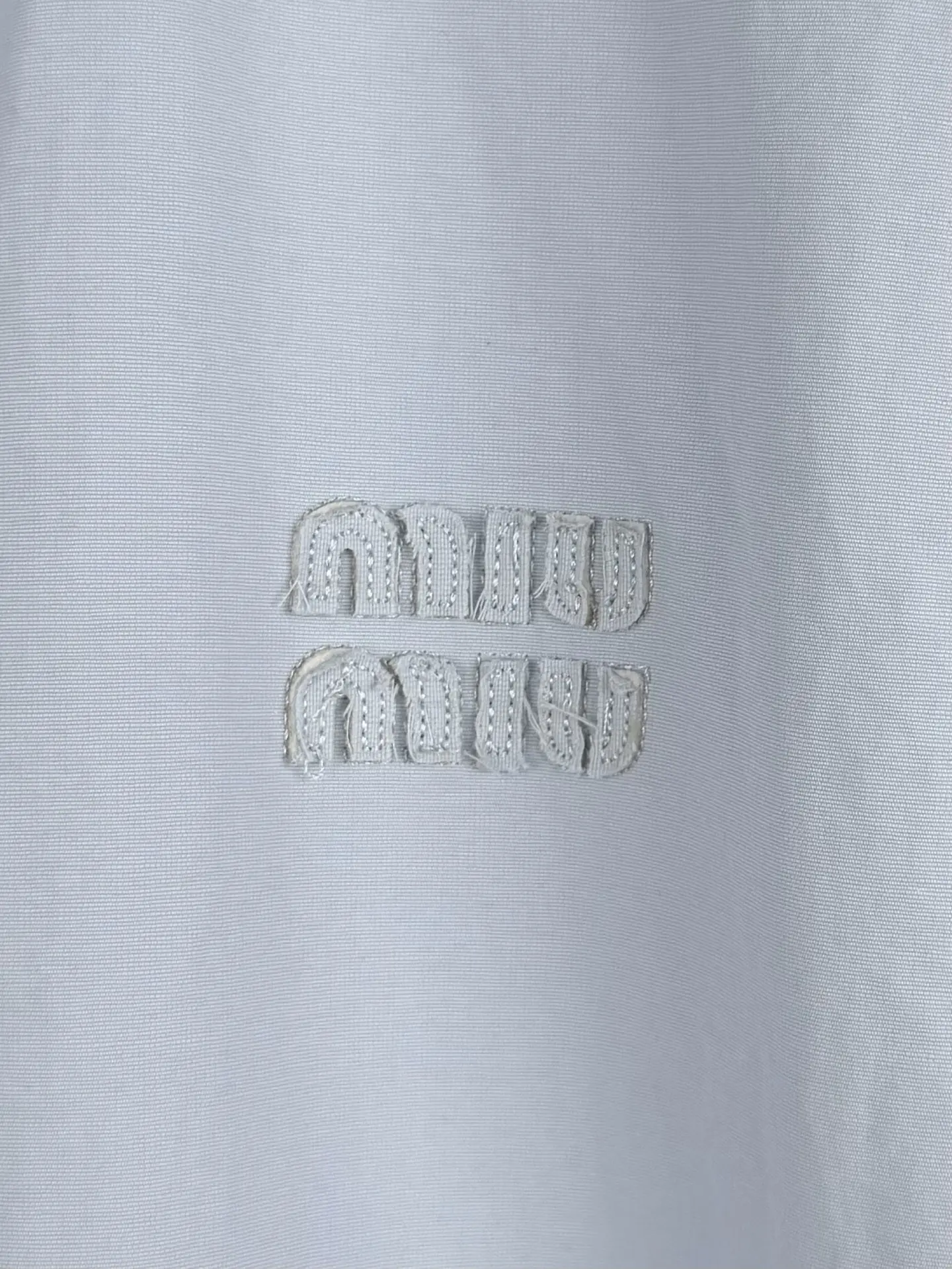 Embroidered Logo Oversized Poplin Blouson Jacket D28021314 — view 6