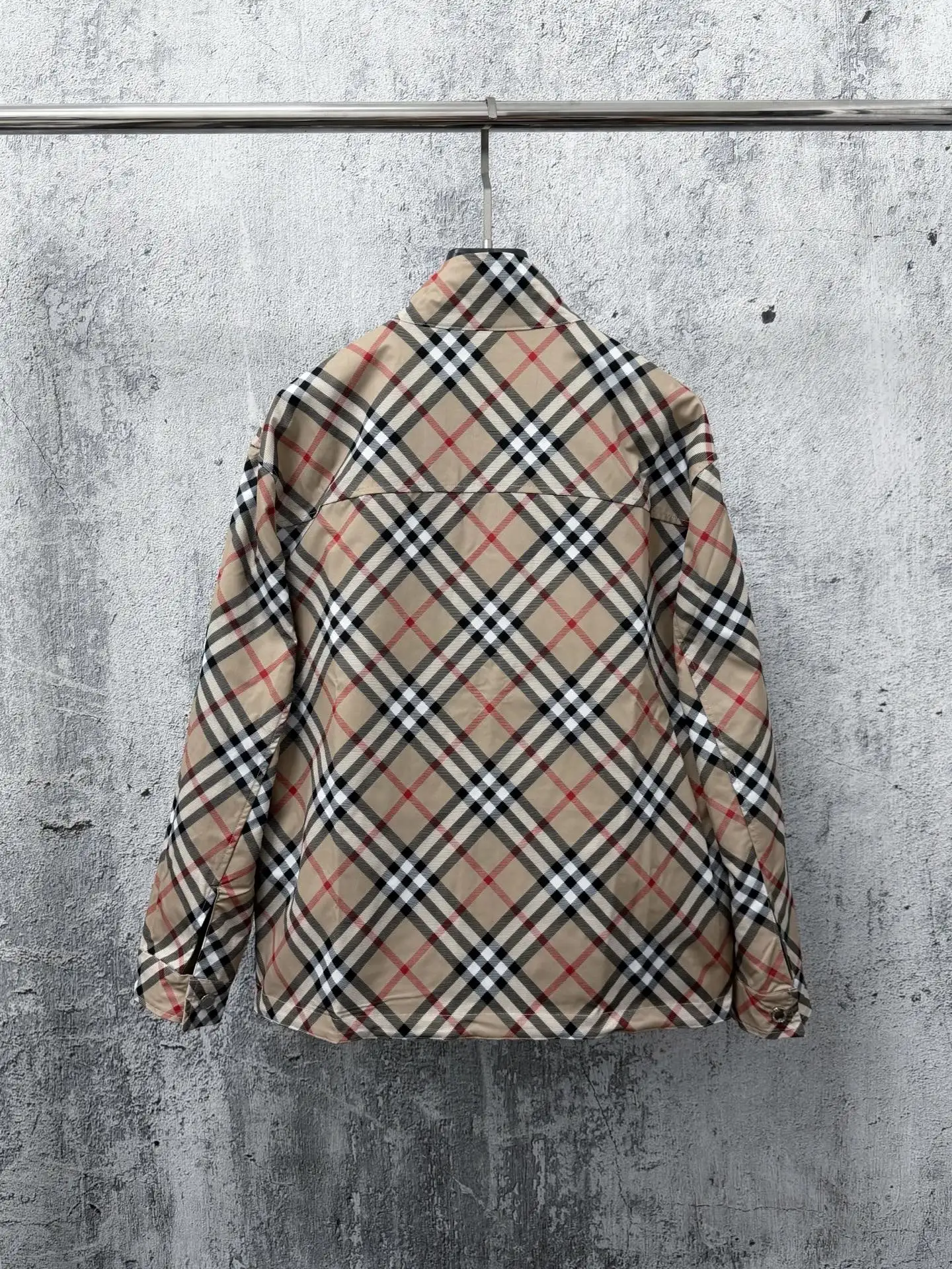Reversible Vintage Check Hooded Jacket D28524855 — view 2