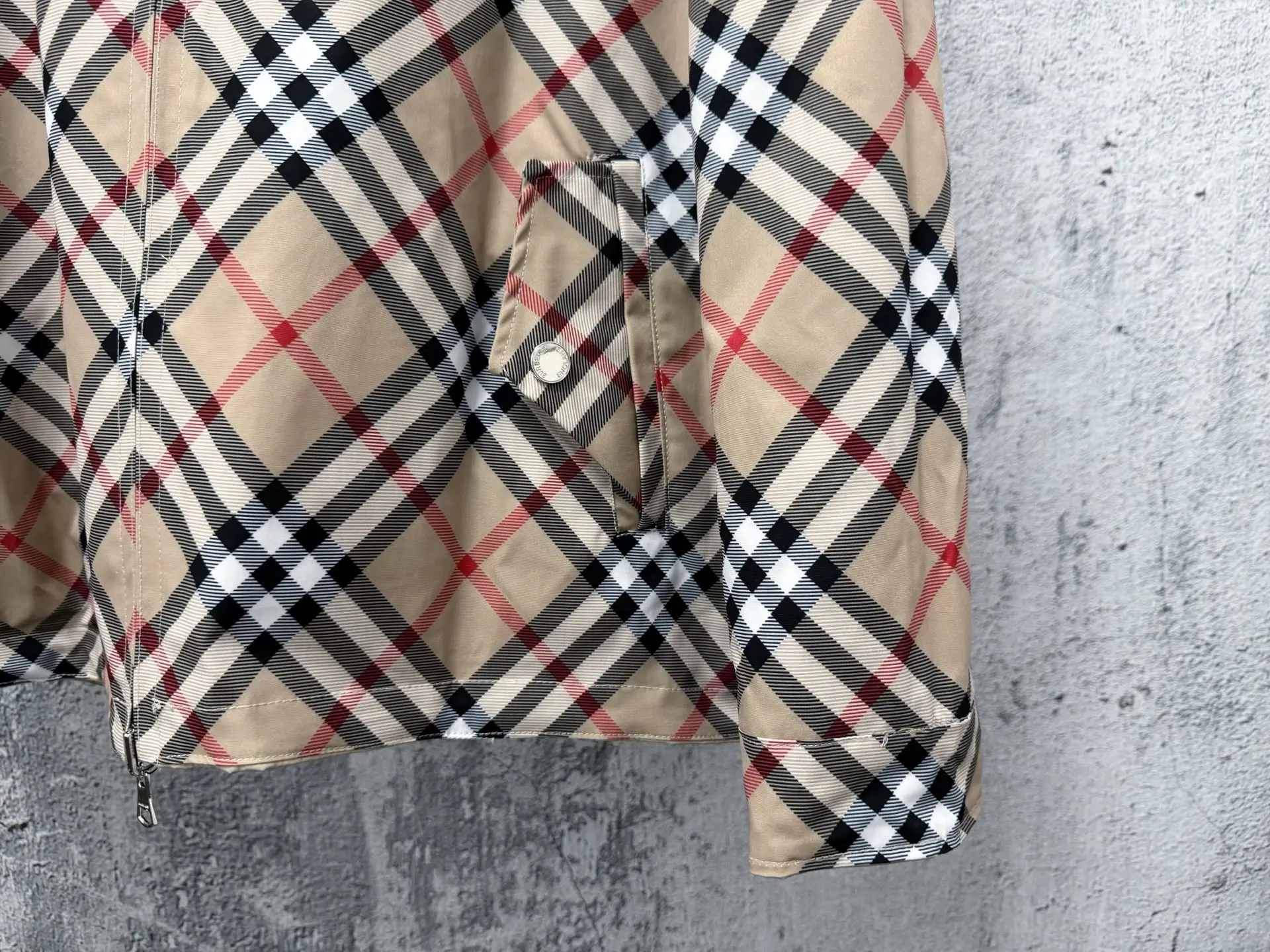 Reversible Vintage Check Hooded Jacket D28524855 — view 7