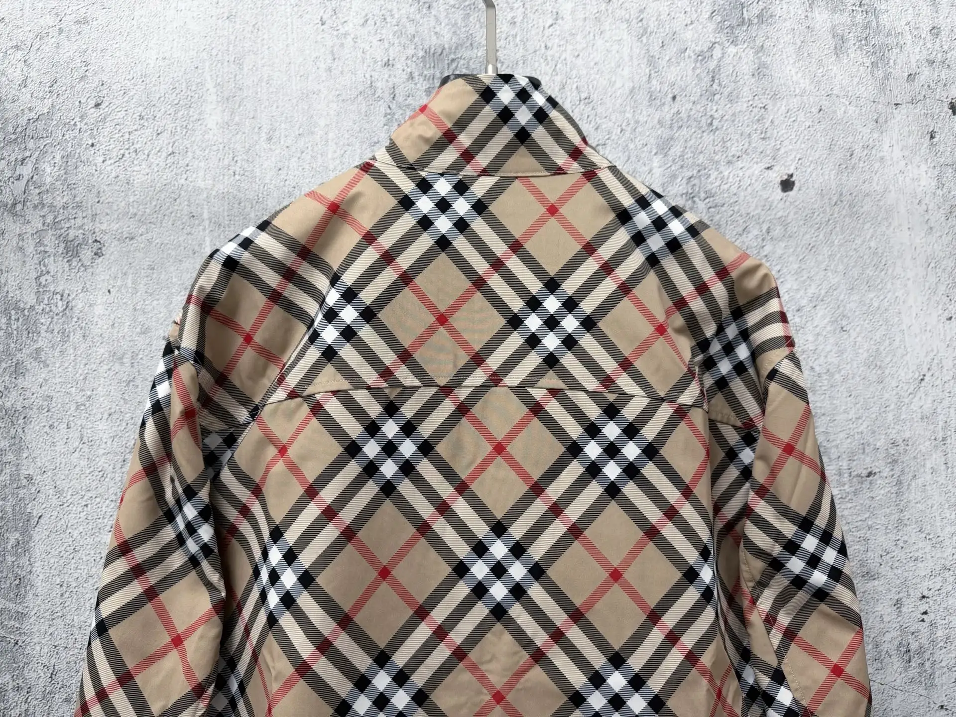 Reversible Vintage Check Hooded Jacket D28524855 — view 8