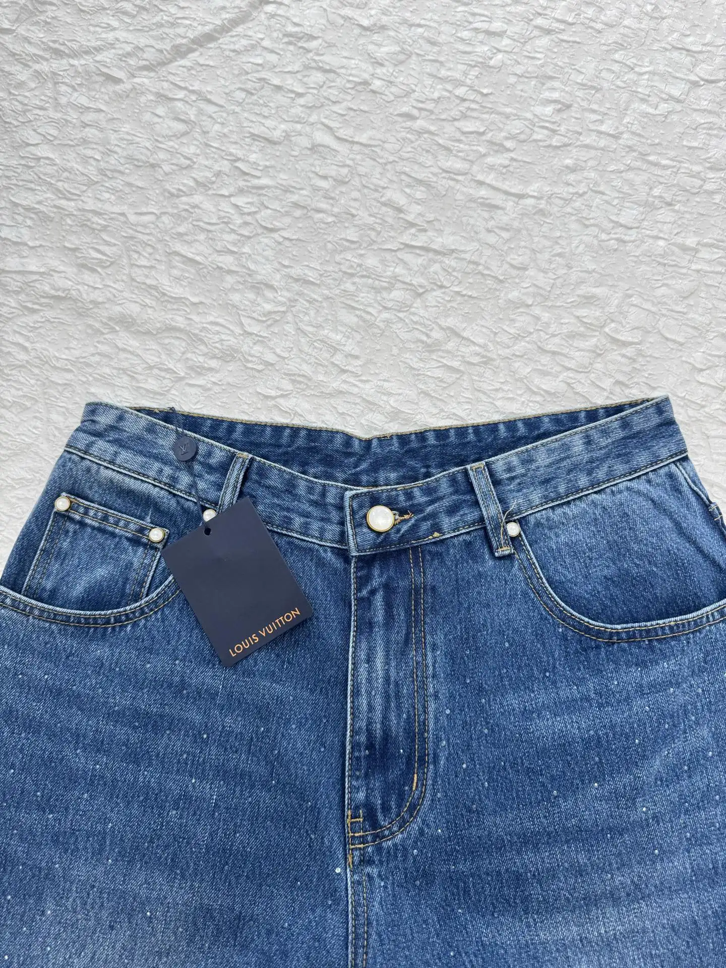 Crystal-Embellished Straight-Leg Jeans D28521228 — view 4