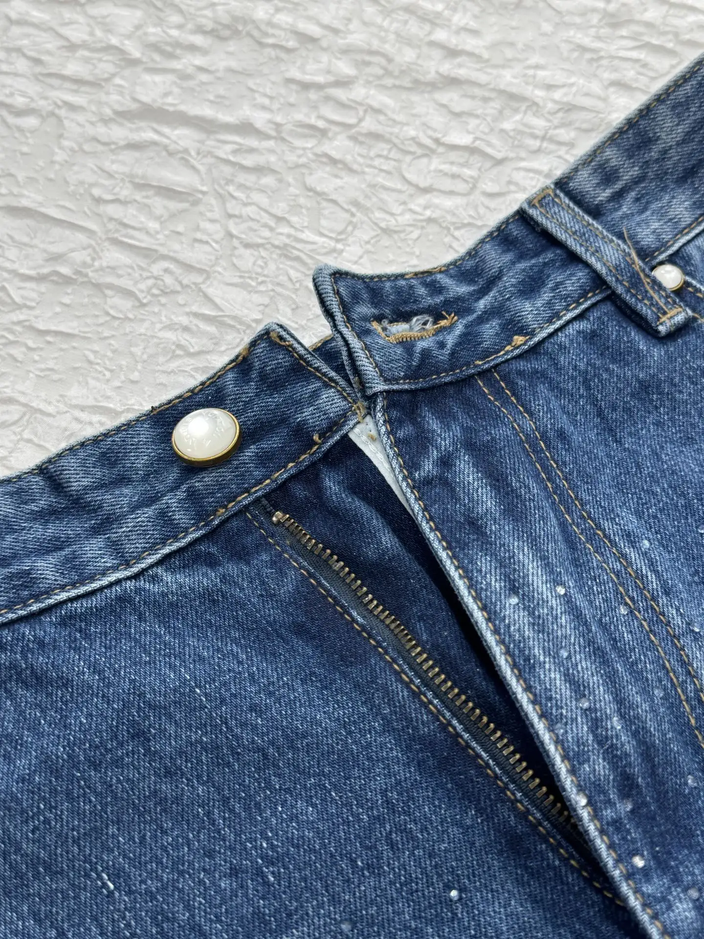Crystal-Embellished Straight-Leg Jeans D28521228 — view 5