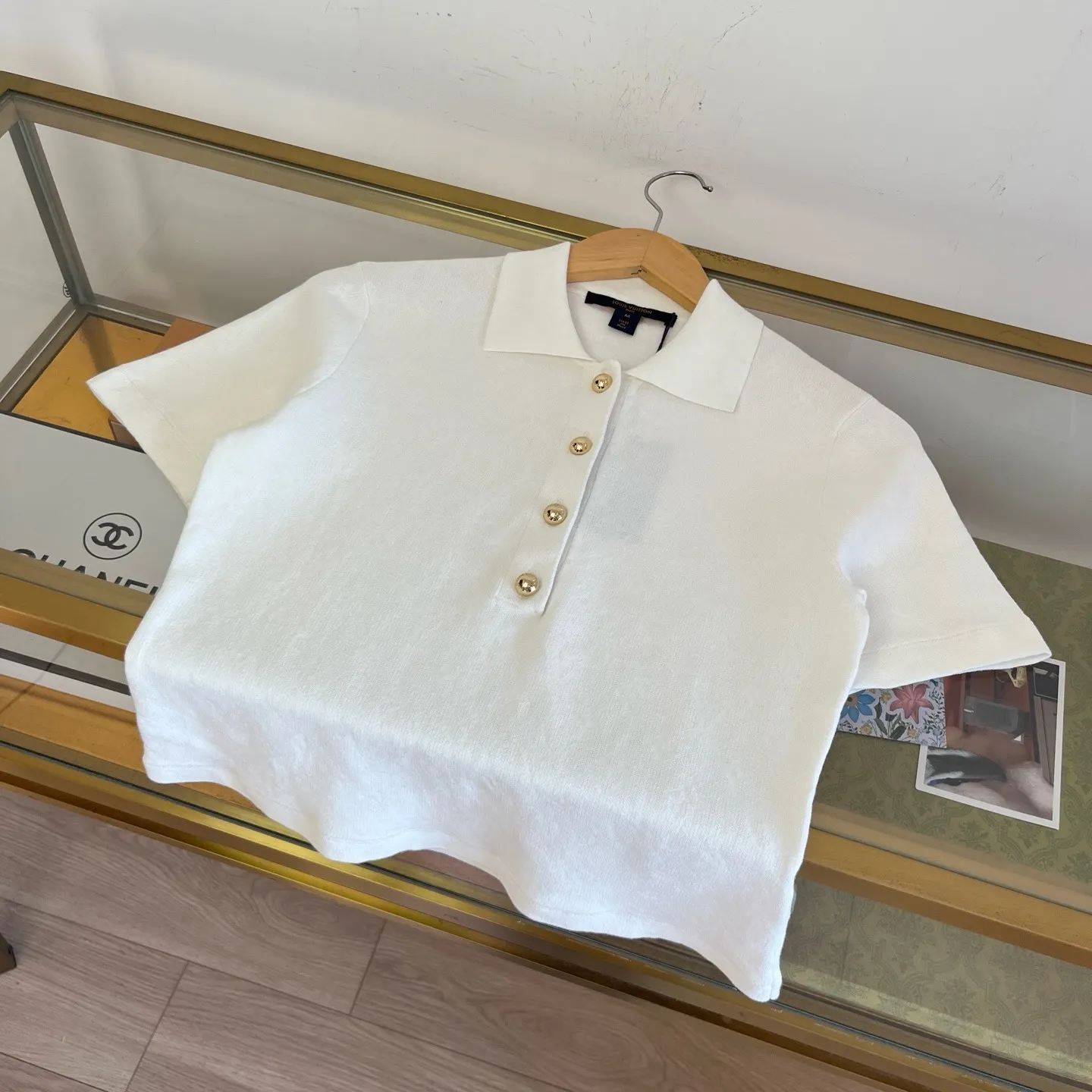 Monogram Piqué Cotton Polo Shirt D28524043